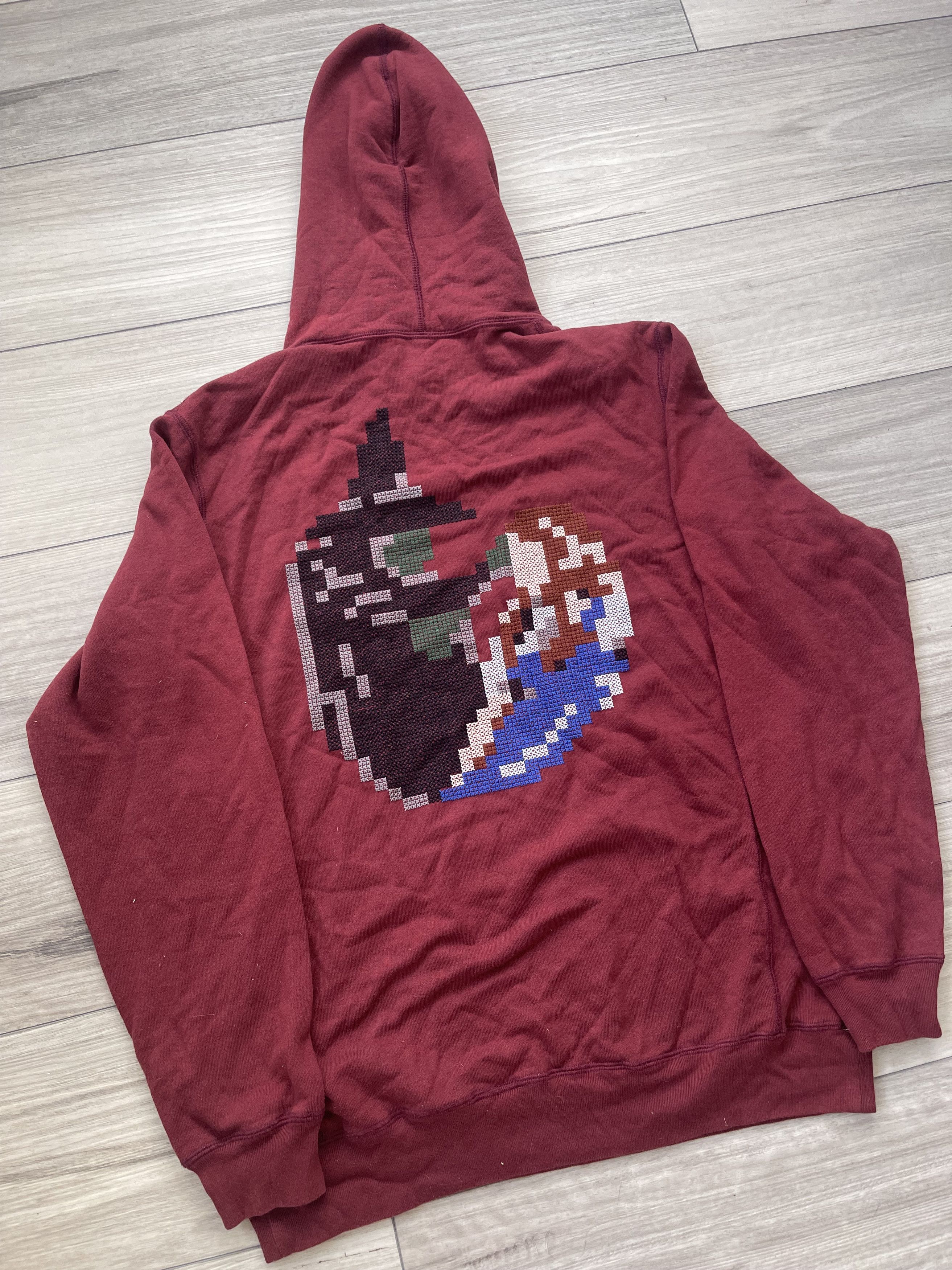 Undercover Undercover S/S 2017 Witch Pixel Embroidered Hoodie SS17 Size US L / EU 52-54 / 3 - 6 Thumbnail
