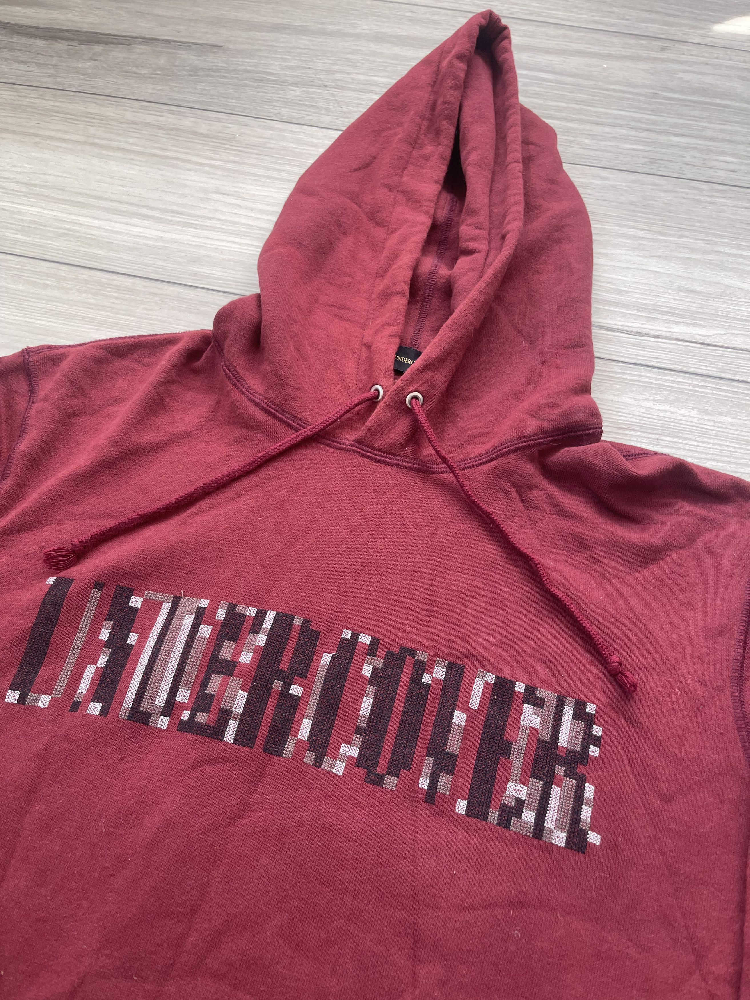 Undercover Undercover S/S 2017 Witch Pixel Embroidered Hoodie SS17 Size US L / EU 52-54 / 3 - 5 Thumbnail