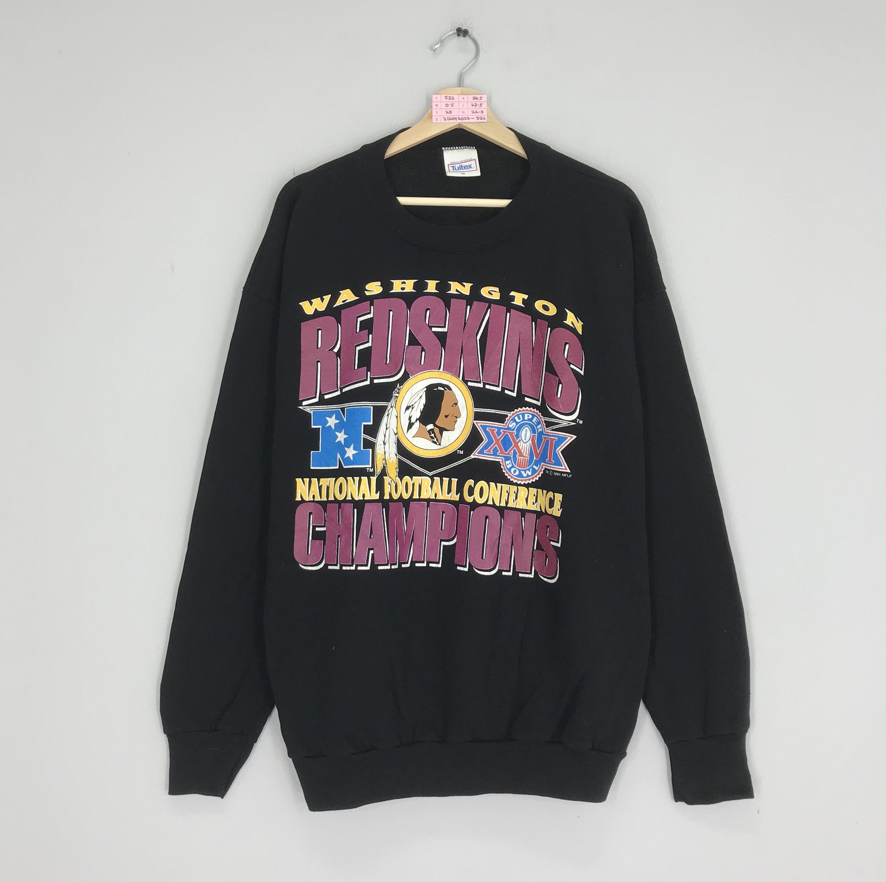 NFL 90s Washington Redskins National Football Conference NFL Size US XL / EU 56 / 4 - 1 Thumbnail