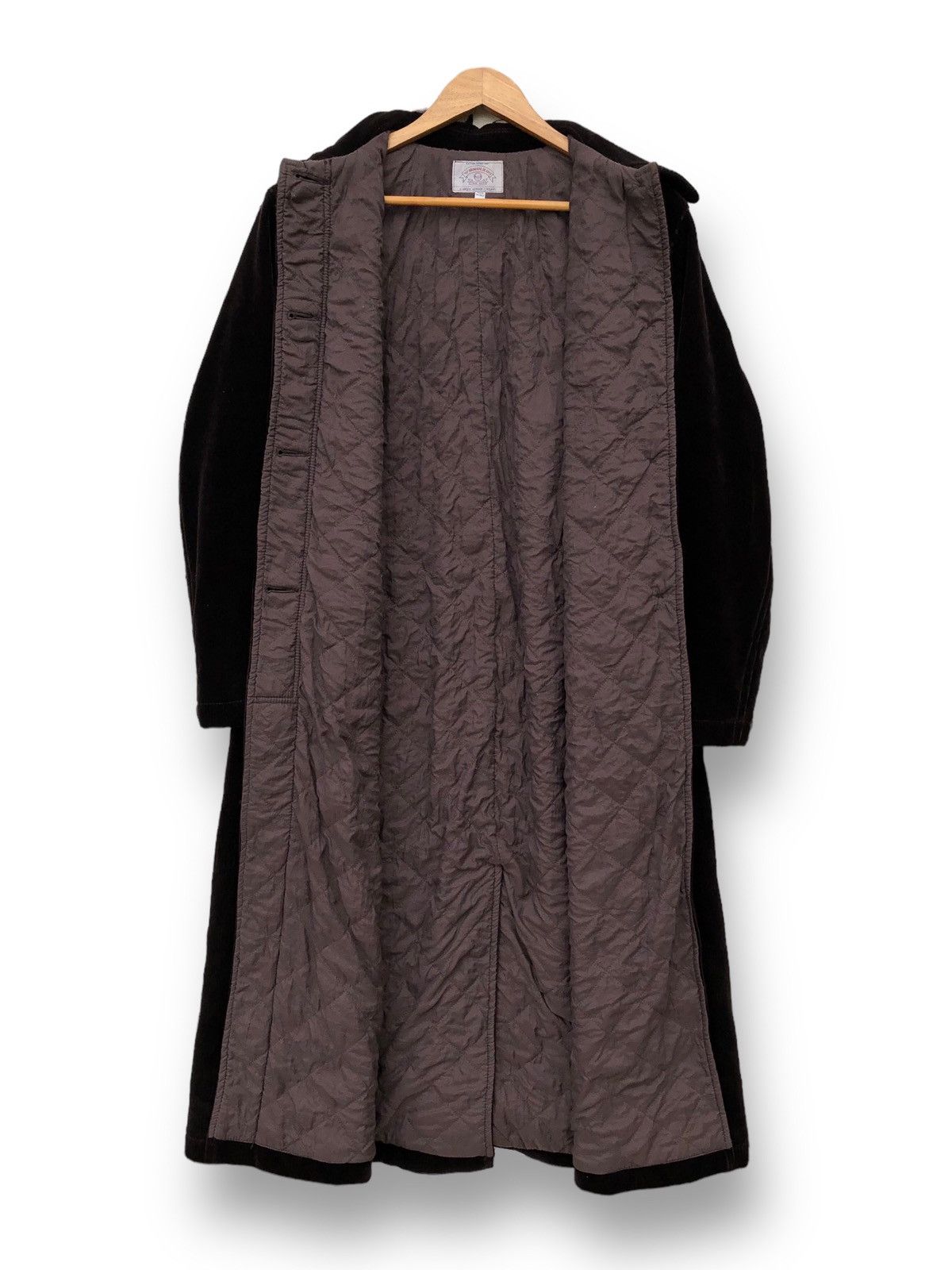 Giorgio Armani 🔥VINTAGE GIORGIO ARMANI ITALY VELVET OVER COAT/JACKET Size US M / EU 48-50 / 2 - 6 Thumbnail