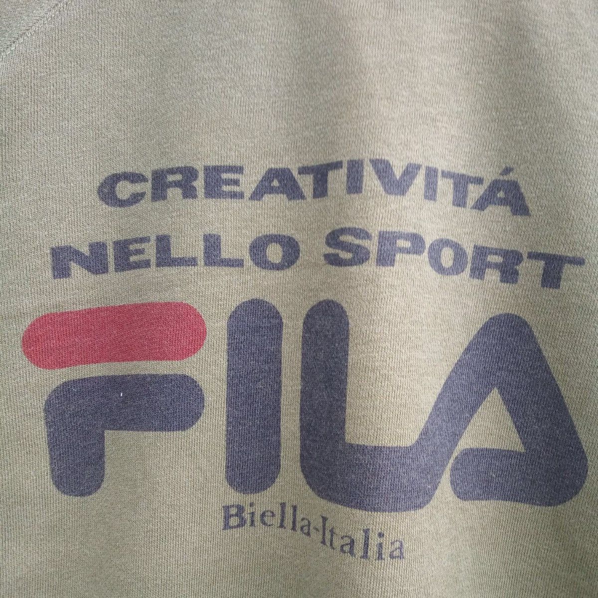 Fila Vintage Fila Big Logo Sweatshirts Pullover Small size Size US S / EU 44-46 / 1 - 3 Thumbnail