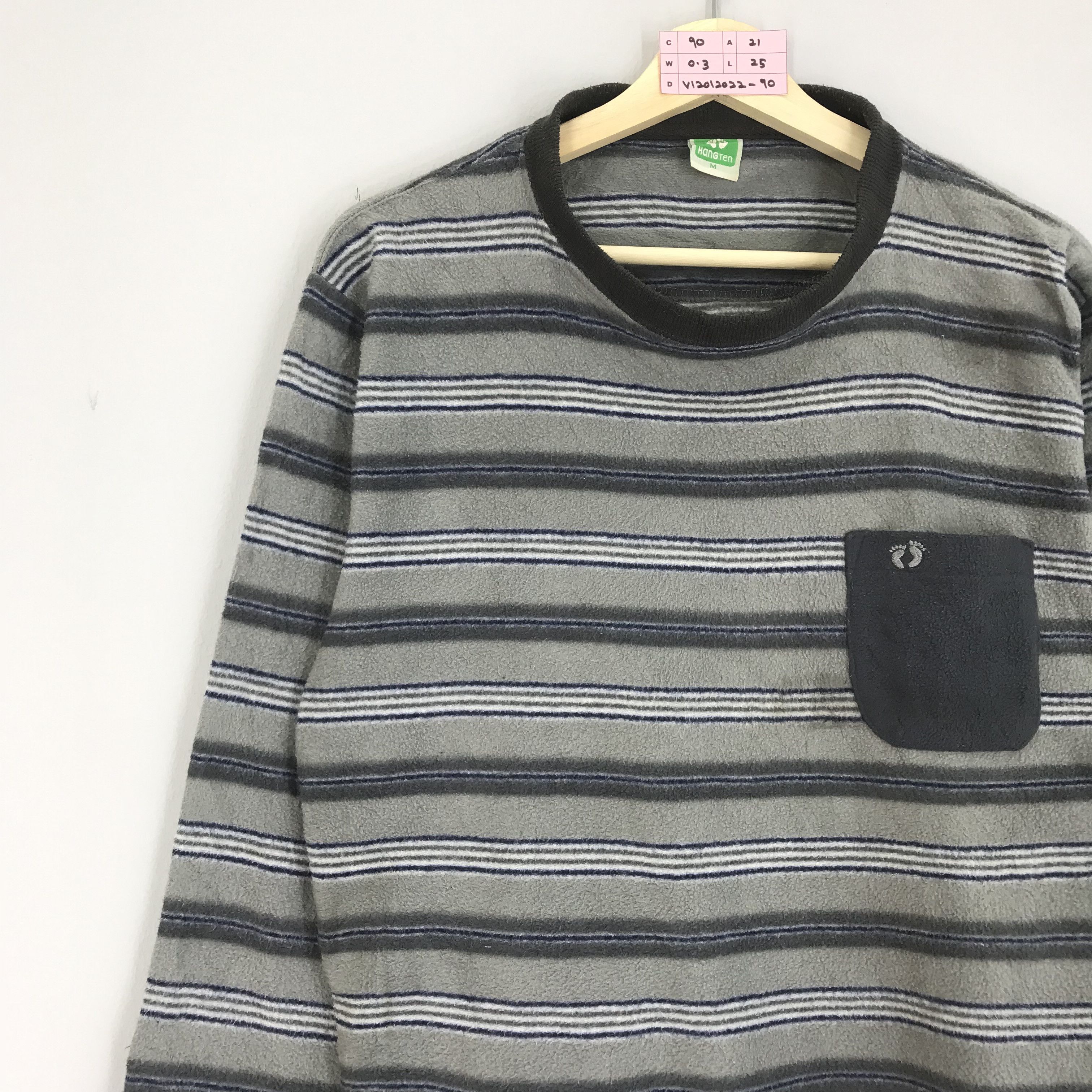 Hang Ten Hang Ten Stripes Style Surf Surfing Sweatshirts Surfwear Size US M / EU 48-50 / 2 - 3 Thumbnail