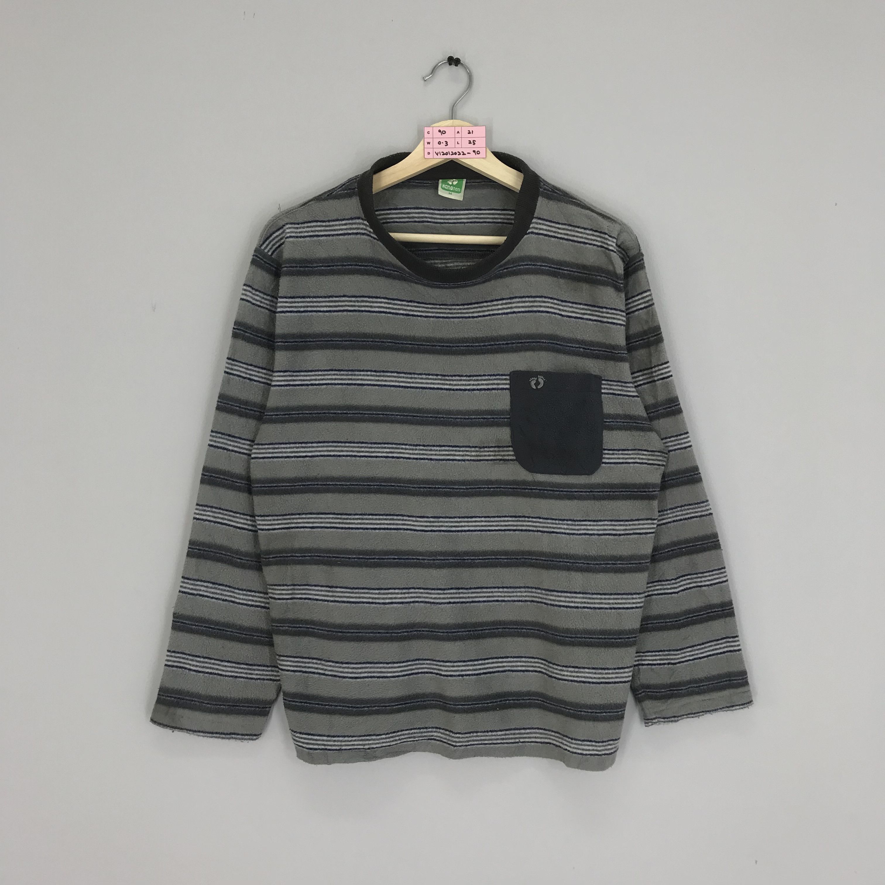 Hang Ten Hang Ten Stripes Style Surf Surfing Sweatshirts Surfwear Size US M / EU 48-50 / 2 - 1 Thumbnail