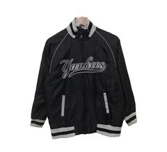 SUPREME x NEW YORK YANKEES Track Jacket Baseball Windbreaker Navy Sz S RARE  NEW