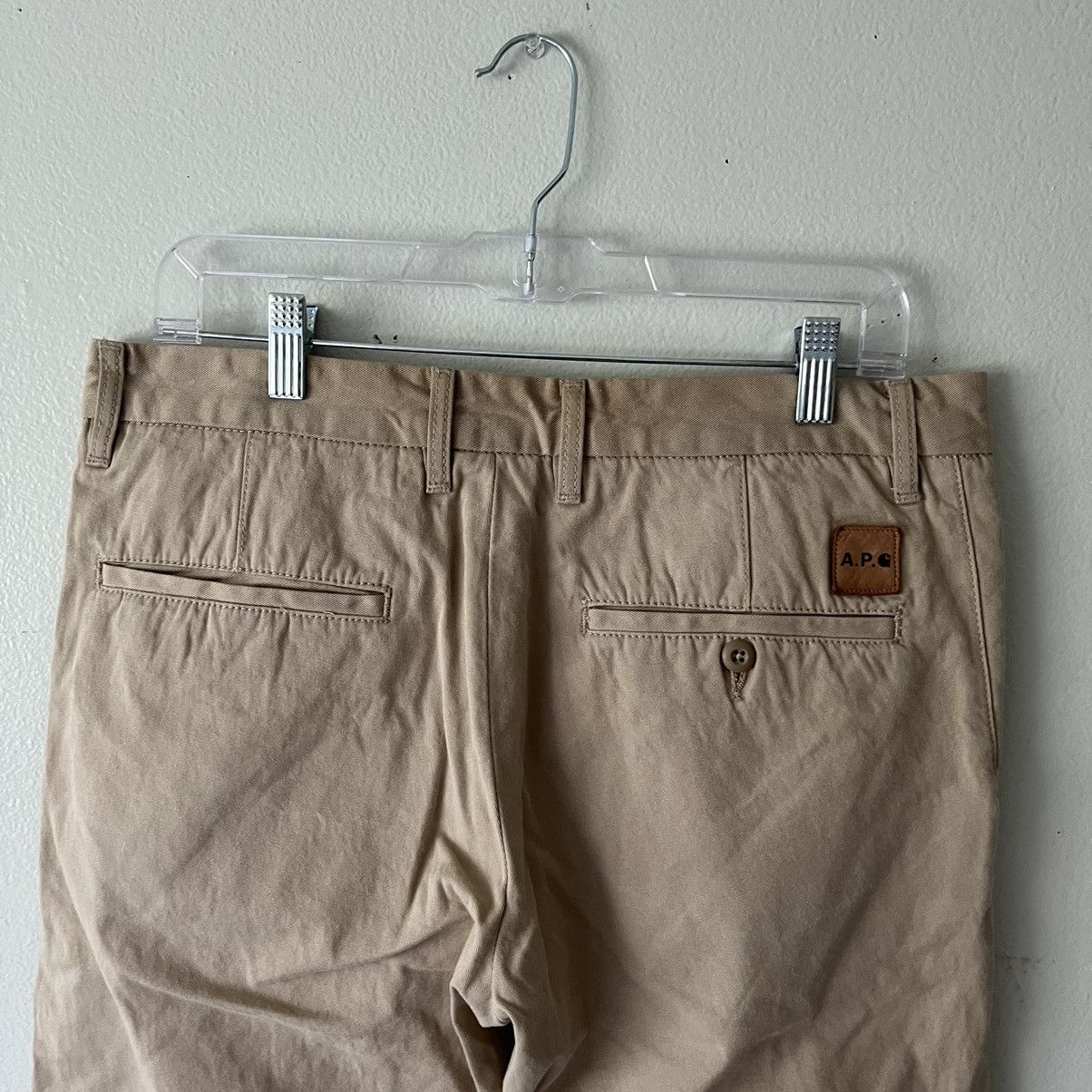 A.P.C. FW13 Military Chino Pant with Leather Patch Jameson Size US 31 - 5 Thumbnail