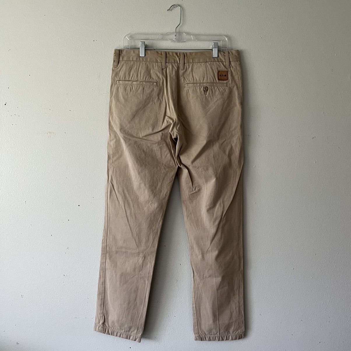 A.P.C. FW13 Military Chino Pant with Leather Patch Jameson Size US 31 - 4 Thumbnail