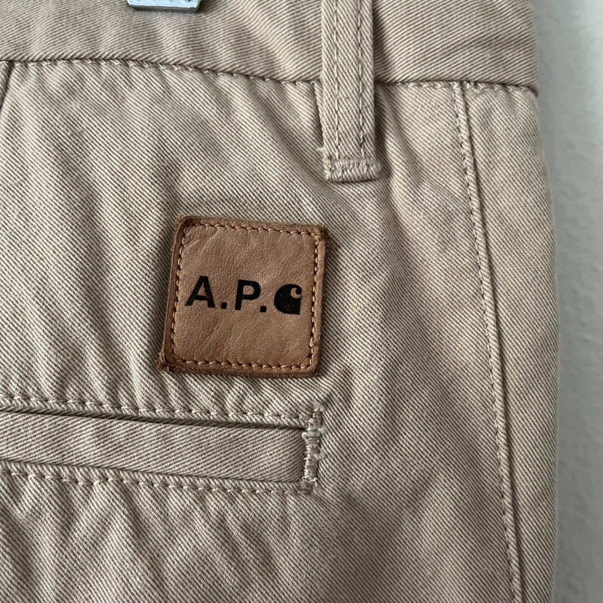 A.P.C. FW13 Military Chino Pant with Leather Patch Jameson Size US 31 - 7 Thumbnail