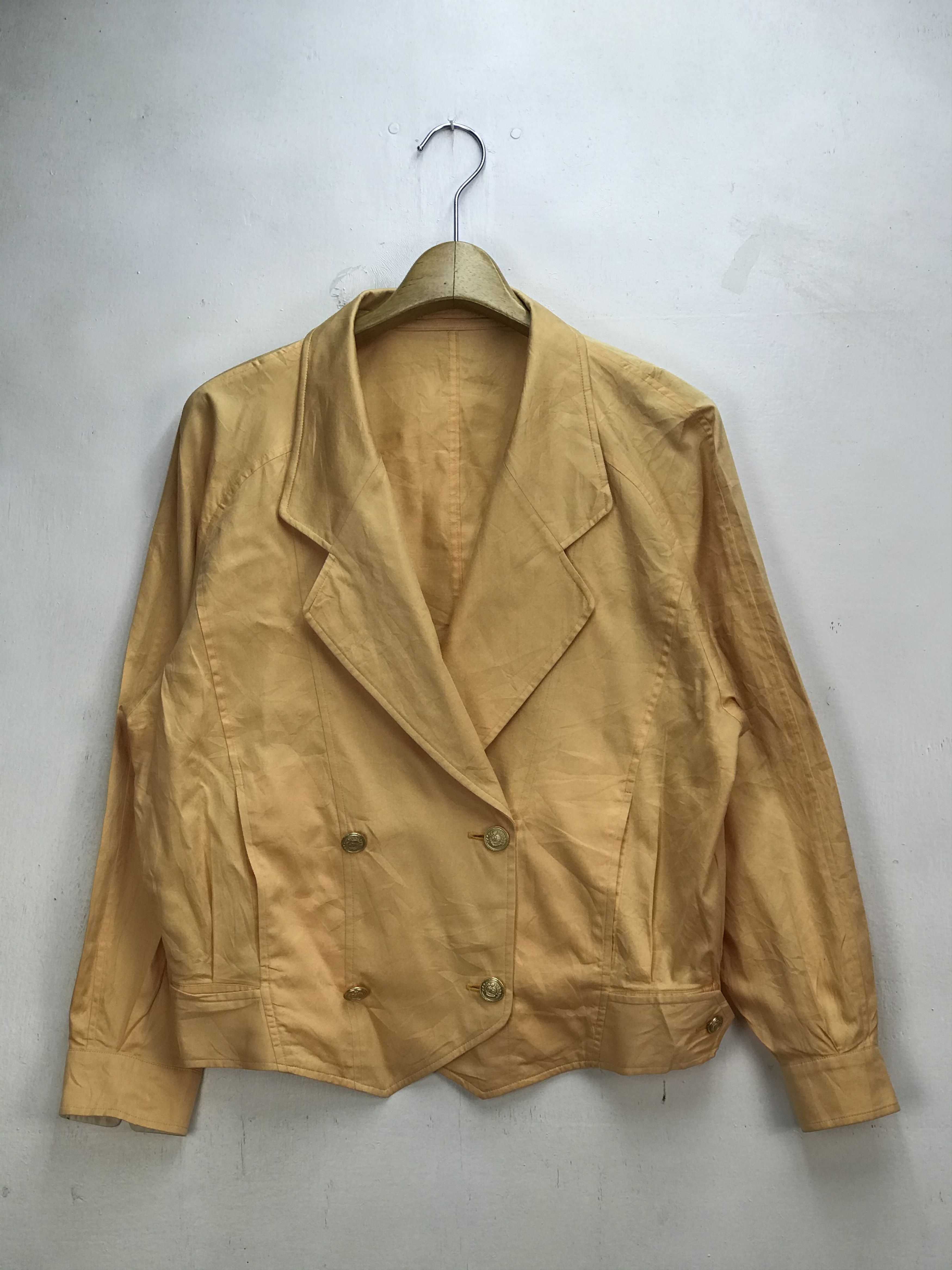 Burberry Authentic Vintage Burberry Double-Breasted Cropped Jacket Size US M / EU 48-50 / 2 - 1 Thumbnail