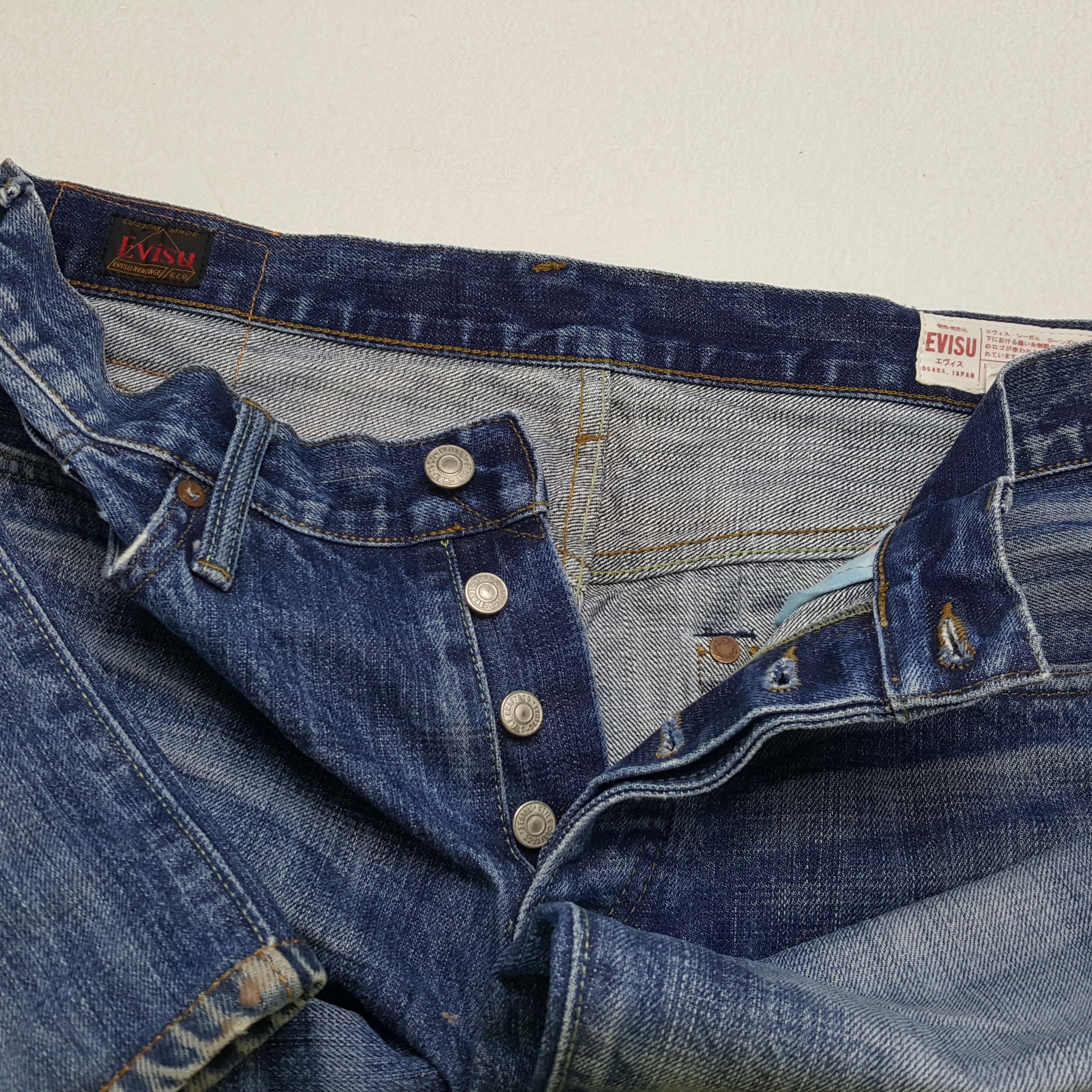 EVISU Japanese Brand Streetwear Skateboard Custom Jeans