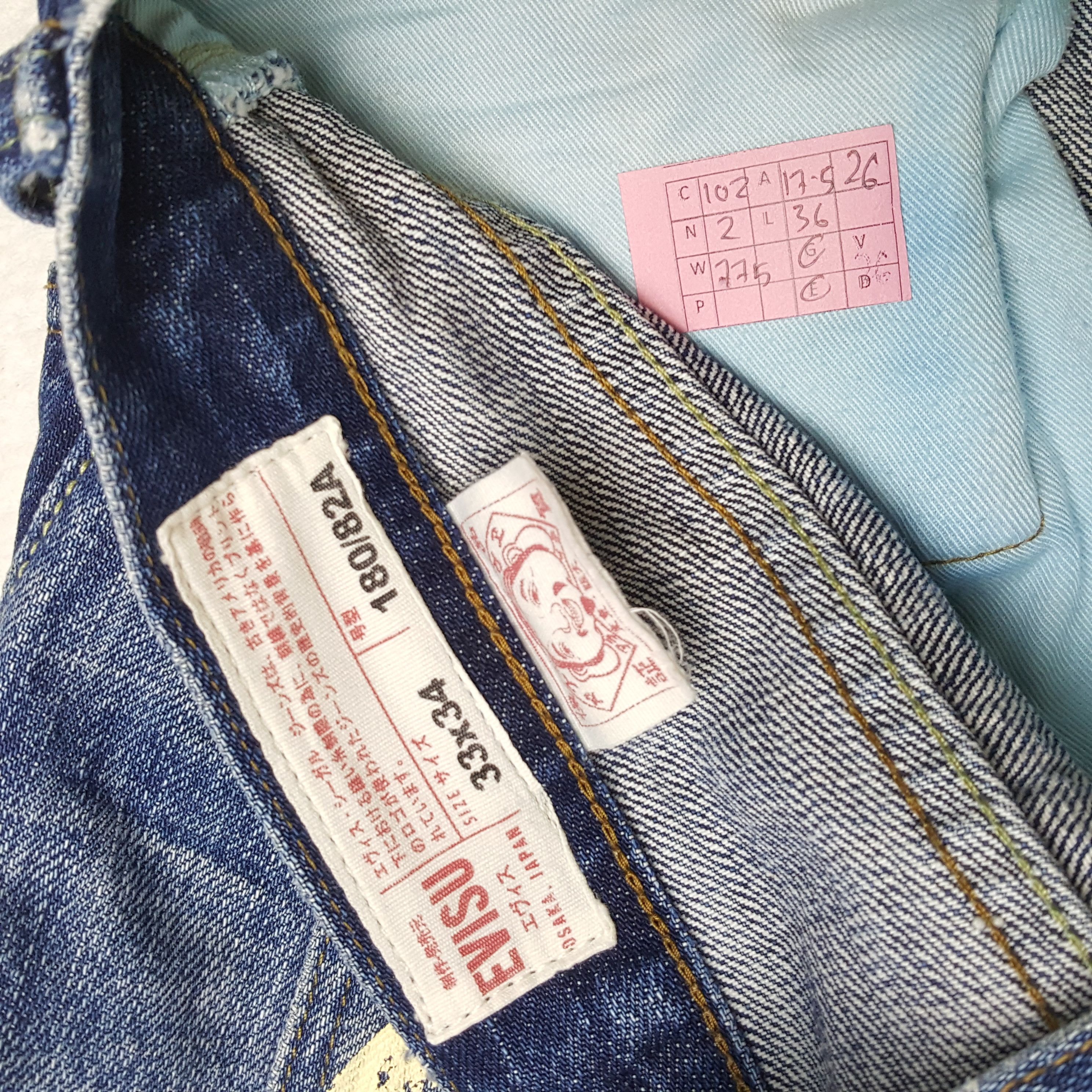 EVISU Japanese Brand Streetwear Skateboard Custom Jeans