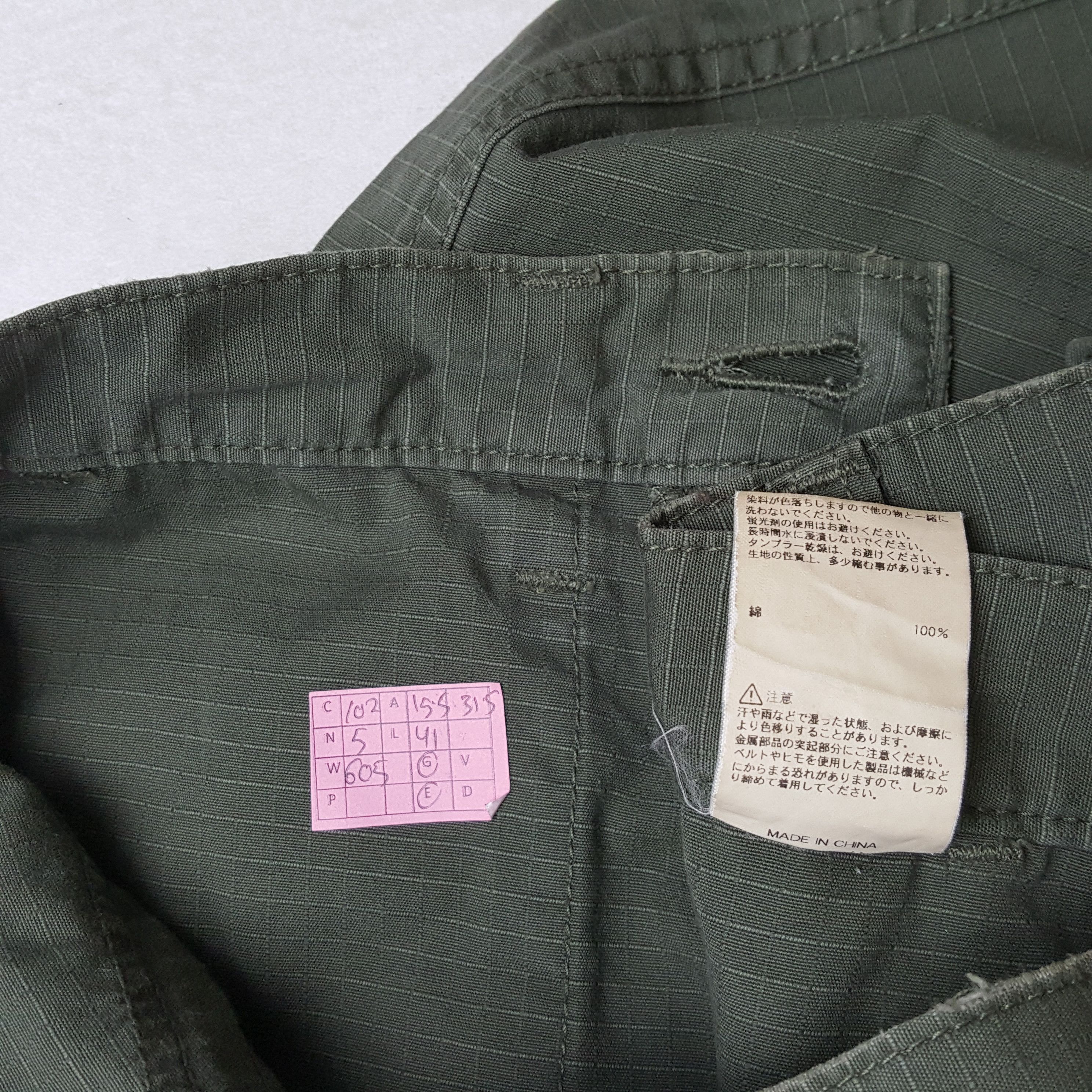 Alpha Industries × Vintage ALPHA INDUSTRIES Military Streetwear Cargo Style Pants Size US 31 - 13 Thumbnail