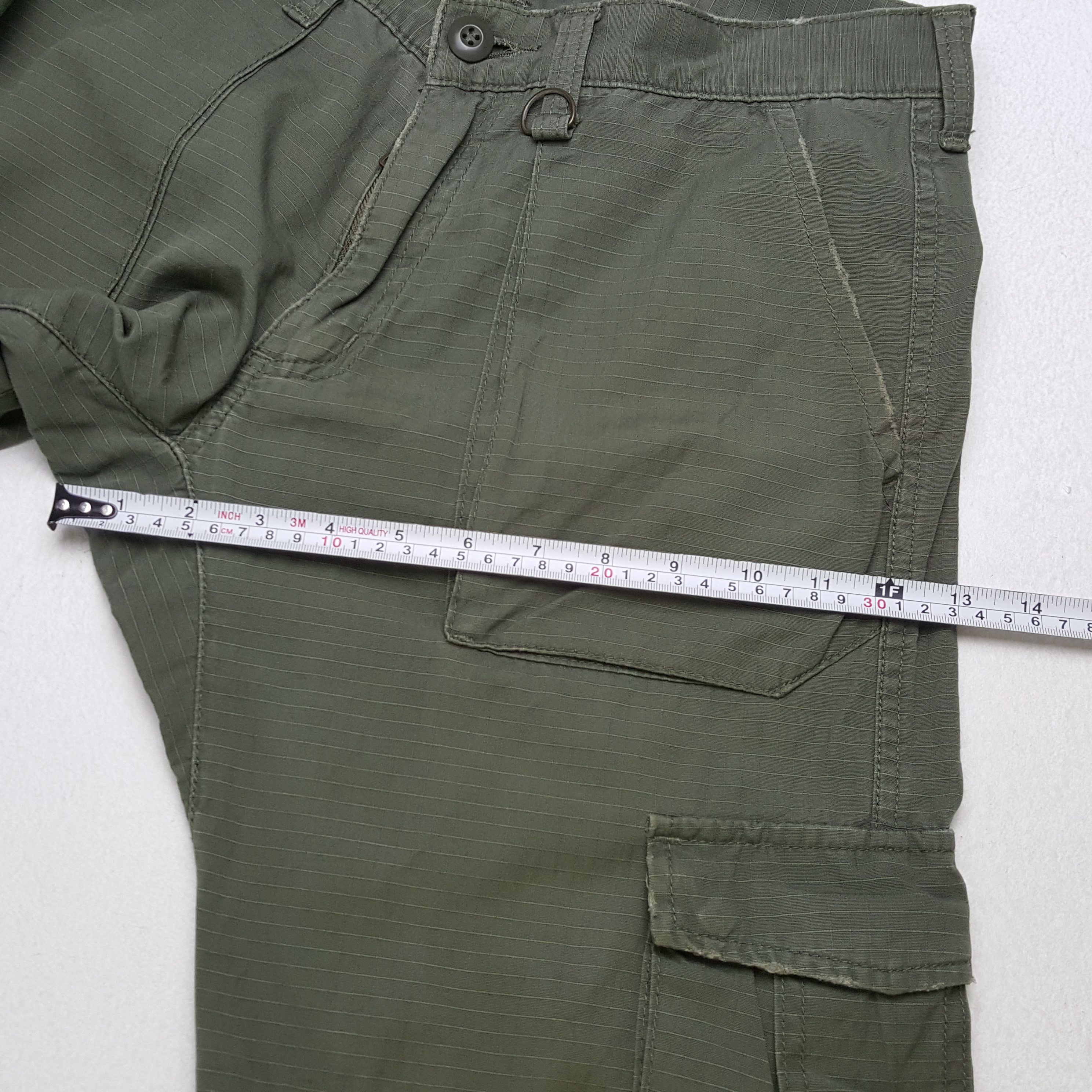 Alpha Industries × Vintage ALPHA INDUSTRIES Military Streetwear Cargo Style Pants Size US 31 - 9 Thumbnail