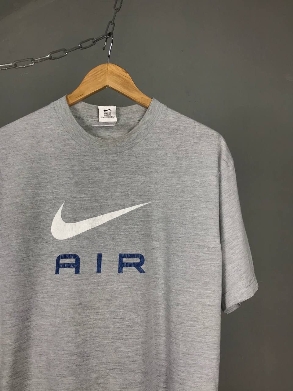 Nike Nike AIR swoosh vintage streetwear center logo tee Size US M / EU 48-50 / 2 - 2 Thumbnail