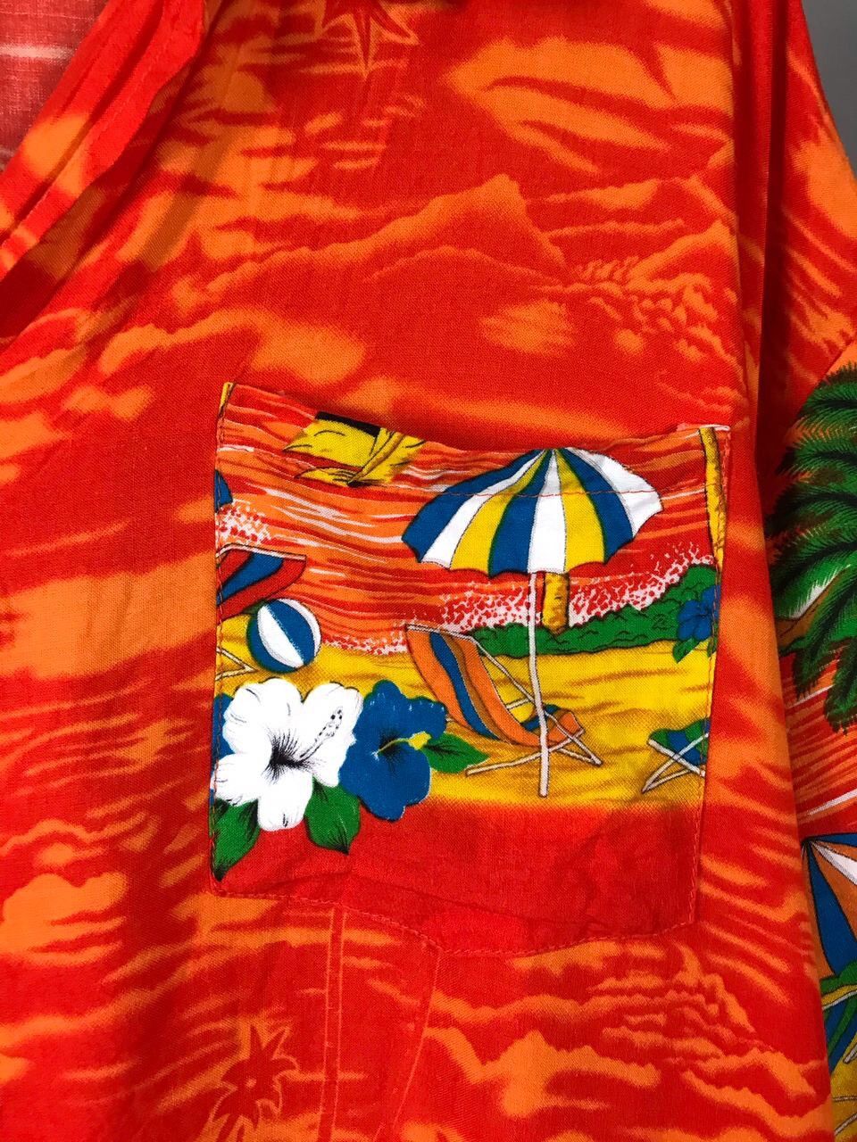 Vintage Vintage Hawaiian Crazy Shirt Size US XL / EU 56 / 4 - 3 Thumbnail