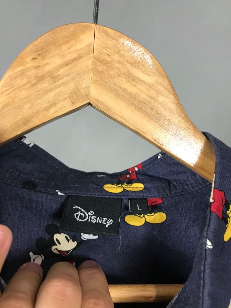 Disney Vintage Disney Mickey Mouse Monogram Shirt Size US L / EU 52-54 / 3 - 5 Thumbnail