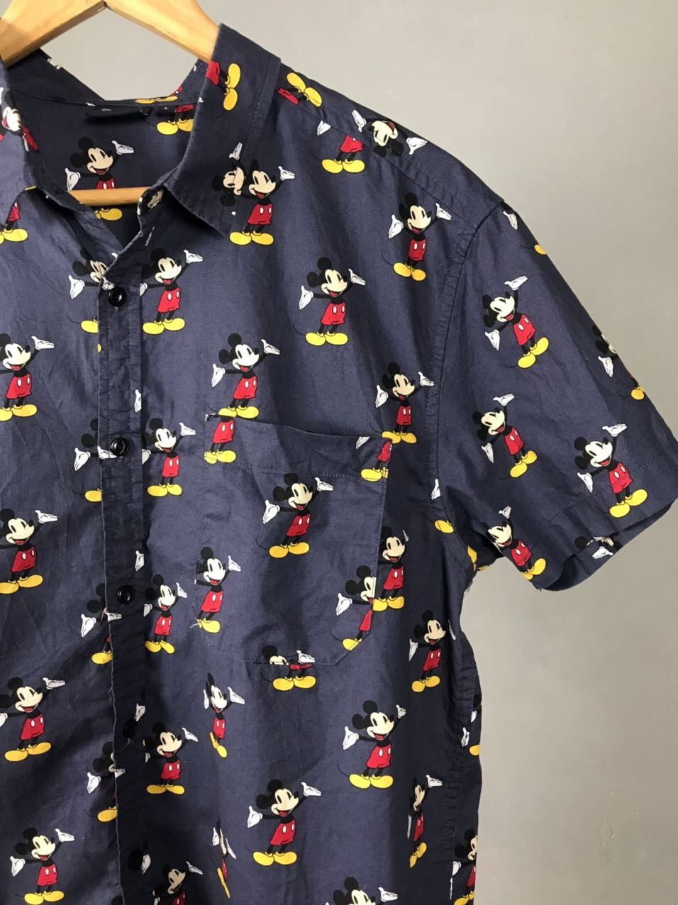 Disney Vintage Disney Mickey Mouse Monogram Shirt Size US L / EU 52-54 / 3 - 2 Thumbnail