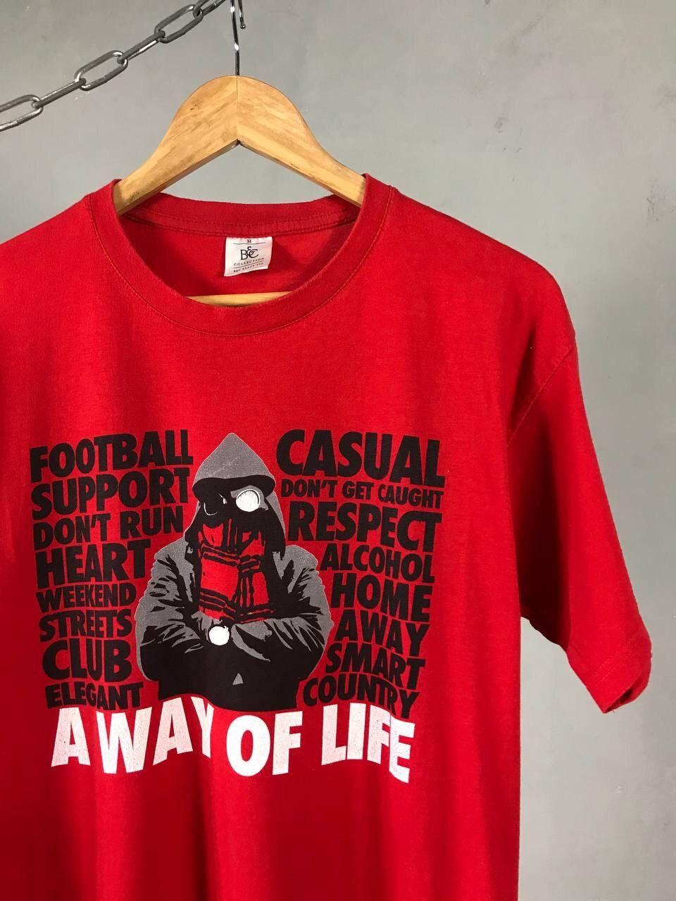 Other × Vintage Casual Football Streetwear Red Tee Size US M / EU 48-50 / 2 - 2 Thumbnail