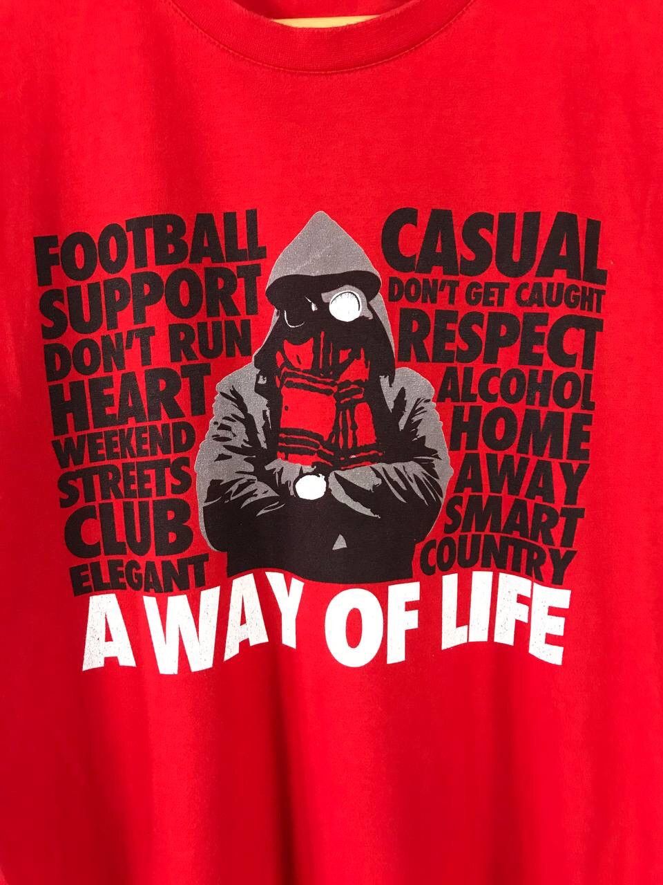 Other × Vintage Casual Football Streetwear Red Tee Size US M / EU 48-50 / 2 - 3 Thumbnail