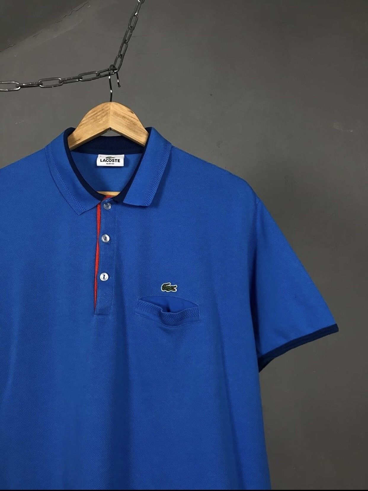 Lacoste Lacoste Vintage Luxury Streetwear Polo Tee Size US XXL / EU 58 / 5 - 2 Thumbnail