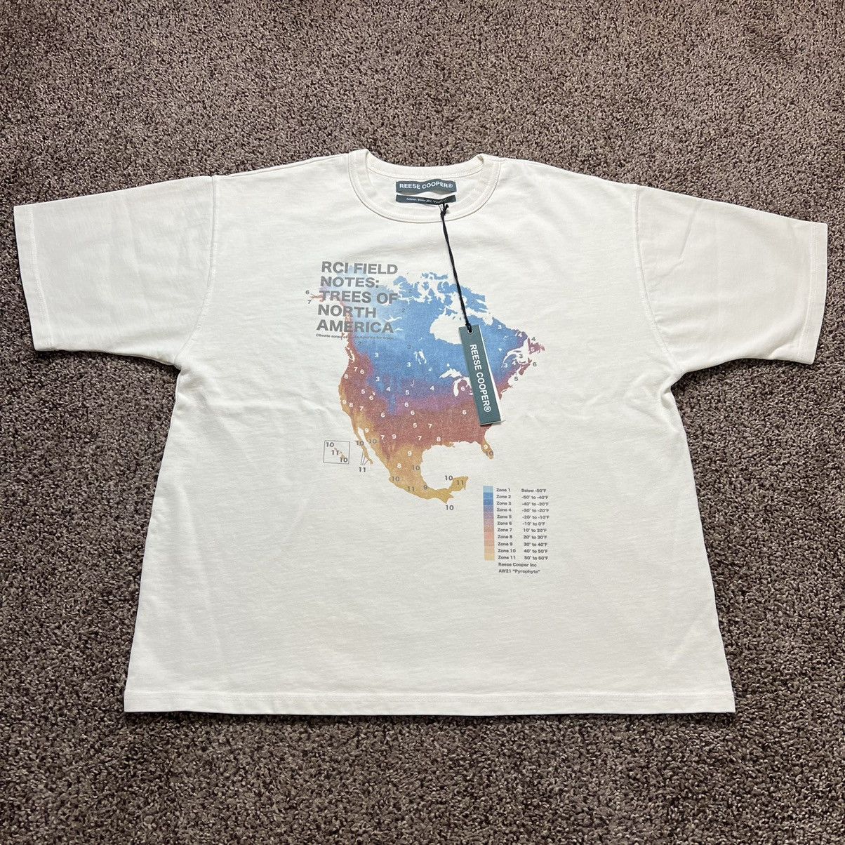 image of Reese Cooper Trees Of North America Tee Vintage White in Beige, Men's (Size 2XL)