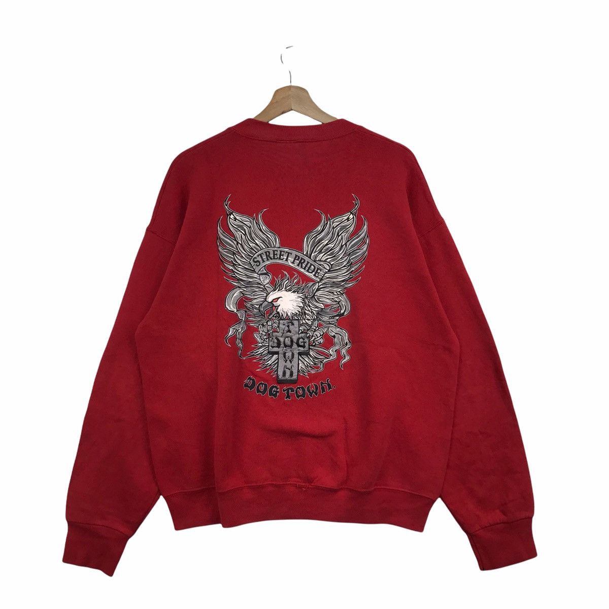 Vintage Vintage DOG TOWN Street Pride Skateboard Sweatshirt Sukajan Size US L / EU 52-54 / 3 - 1 Thumbnail