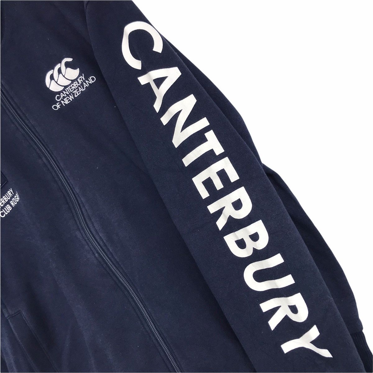 Canterbury of New Zealand CANTERBURY Of NEW ZEALAND All Black Blue Zipper Sweater Size US L / EU 52-54 / 3 - 6 Thumbnail