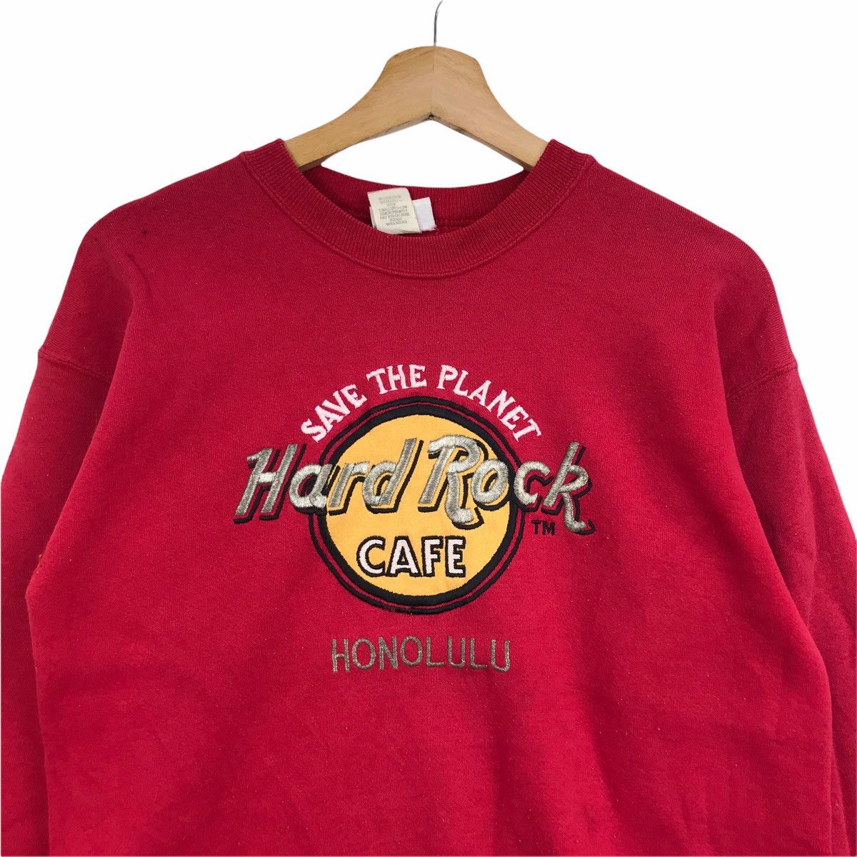 Hard Rock Cafe Vintage 90s HARD ROCK CAFE Honolulu Embroidered Size US S / EU 44-46 / 1 - 3 Thumbnail