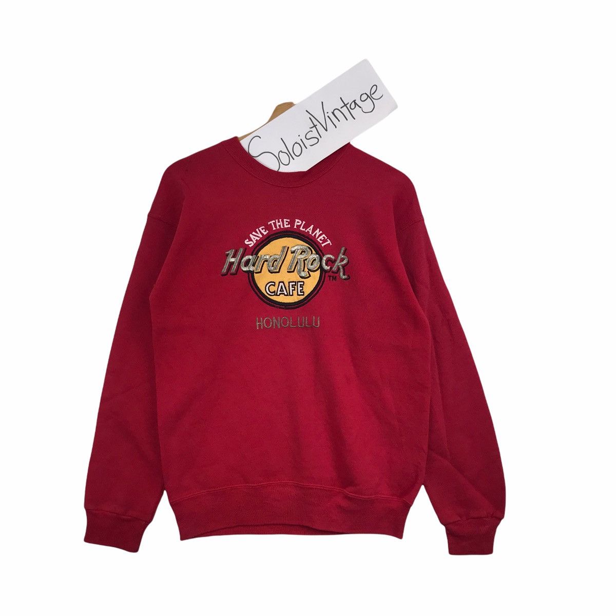 Hard Rock Cafe Vintage 90s HARD ROCK CAFE Honolulu Embroidered Size US S / EU 44-46 / 1 - 1 Thumbnail