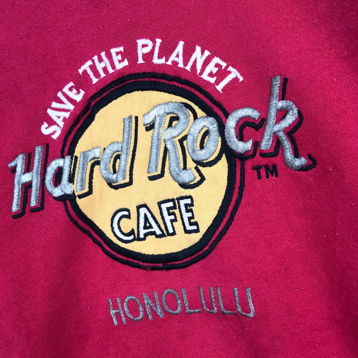 Hard Rock Cafe Vintage 90s HARD ROCK CAFE Honolulu Embroidered Size US S / EU 44-46 / 1 - 5 Thumbnail