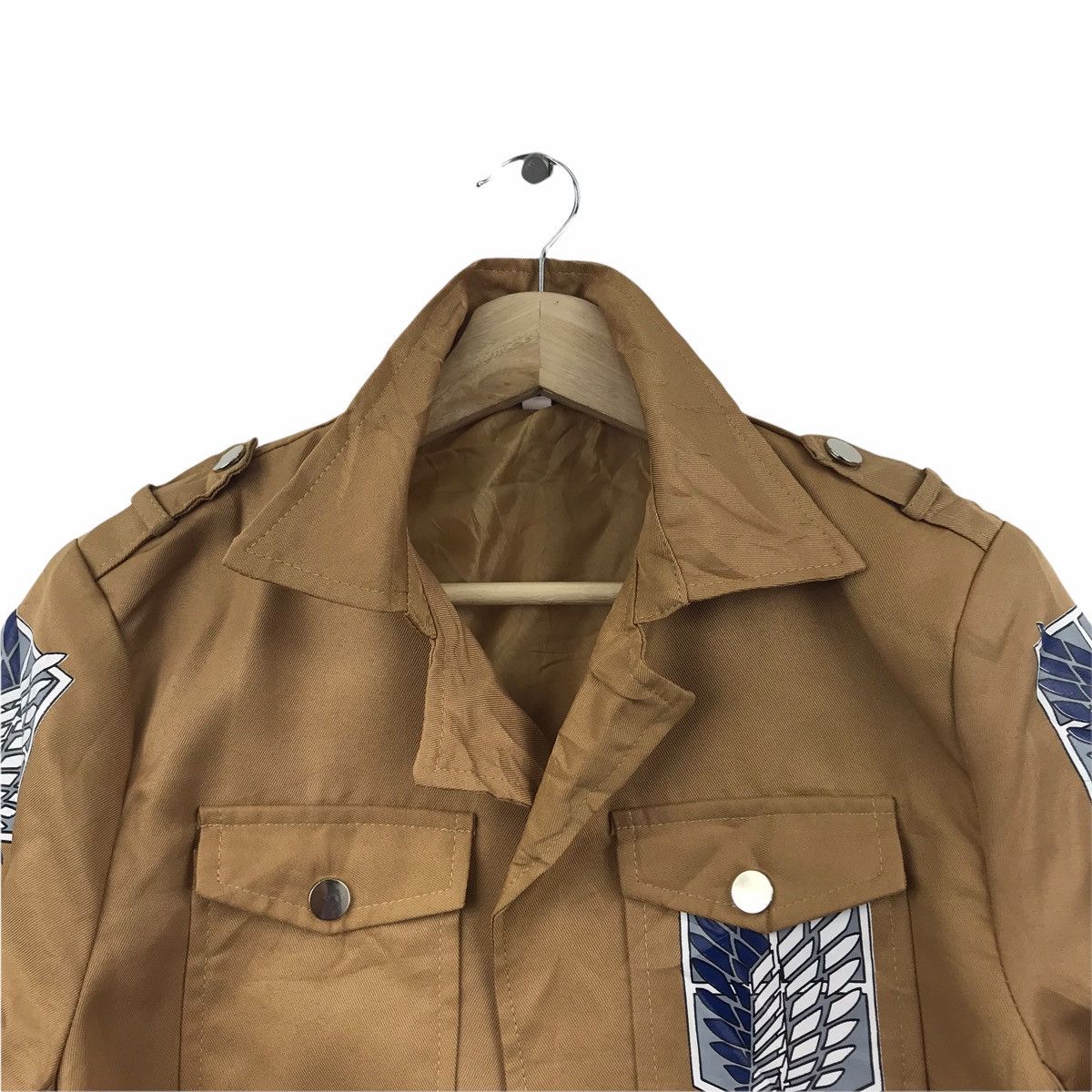 Vintage ATTACK ON TITAN Eren Yeagar Anime Cartoon Animation Jacket Size US L / EU 52-54 / 3 - 3 Thumbnail