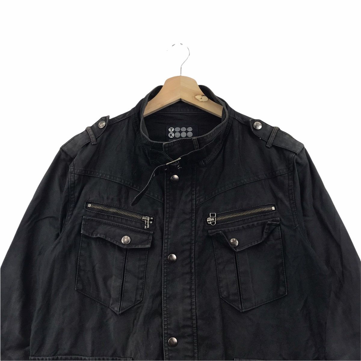 Takeo Kikuchi TAKEO KIKUCHI Japanese Brand Rider Bike Jeans Denim Jacket Size US M / EU 48-50 / 2 - 2 Thumbnail