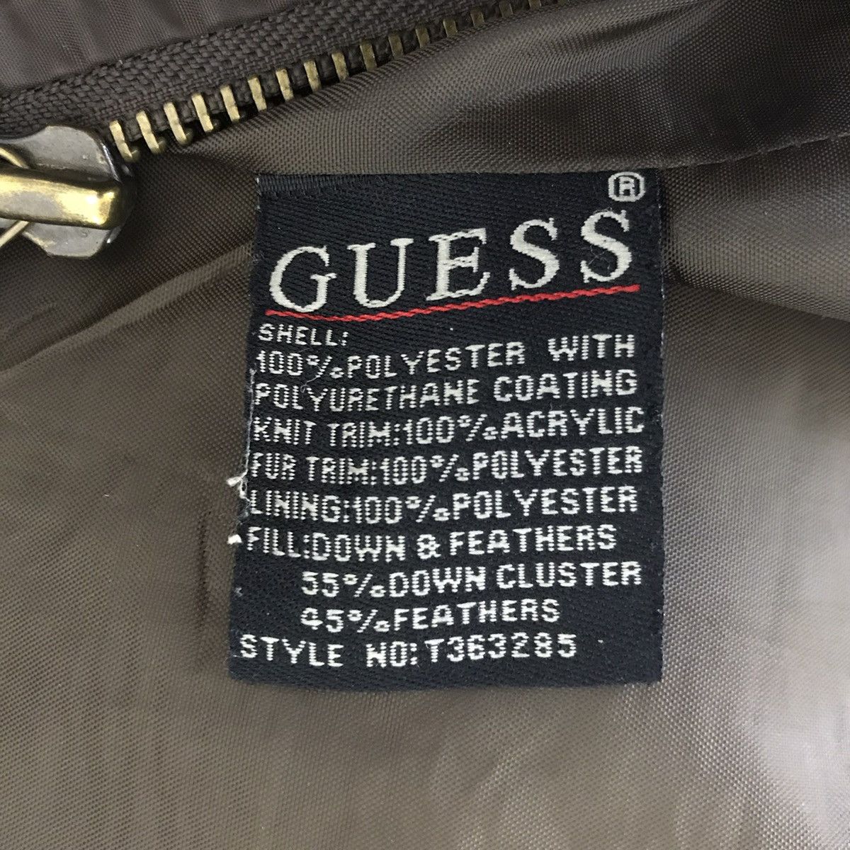 Guess GUESS Designer Brand Puffer Wool Jacket Size US S / EU 44-46 / 1 - 5 Thumbnail