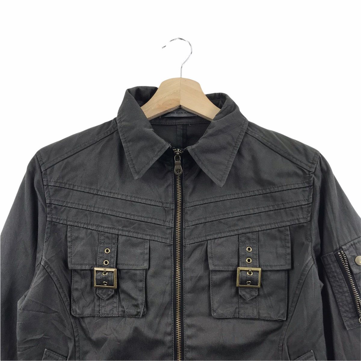 Michel Klein MICHEL KLEIN HOMME Designer Brand Bike Rider Jeans Jacket Size US S / EU 44-46 / 1 - 2 Thumbnail