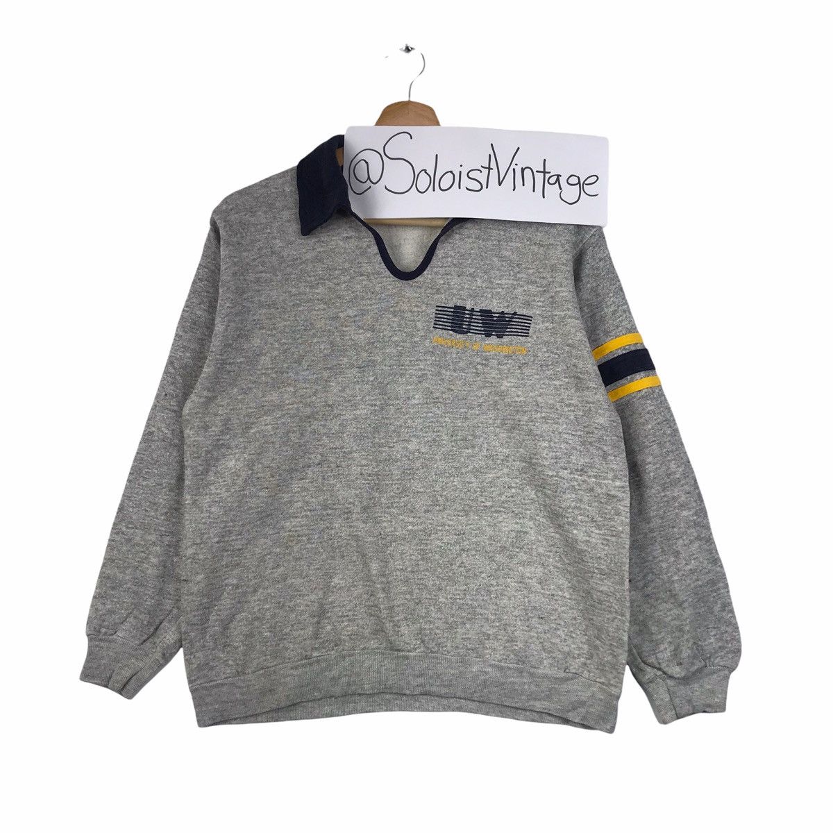 Champion Vintage 70s CHAMPION UNIVERSITY Of WISCONSIN Sweatshirt Size US L / EU 52-54 / 3 - 1 Thumbnail