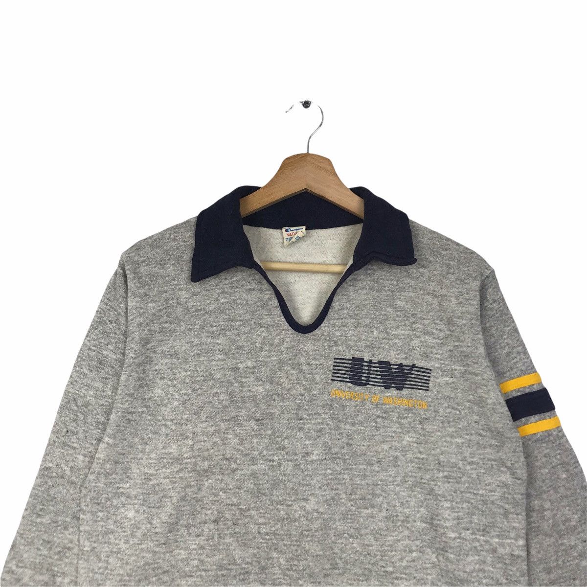 Champion Vintage 70s CHAMPION UNIVERSITY Of WISCONSIN Sweatshirt Size US L / EU 52-54 / 3 - 3 Thumbnail