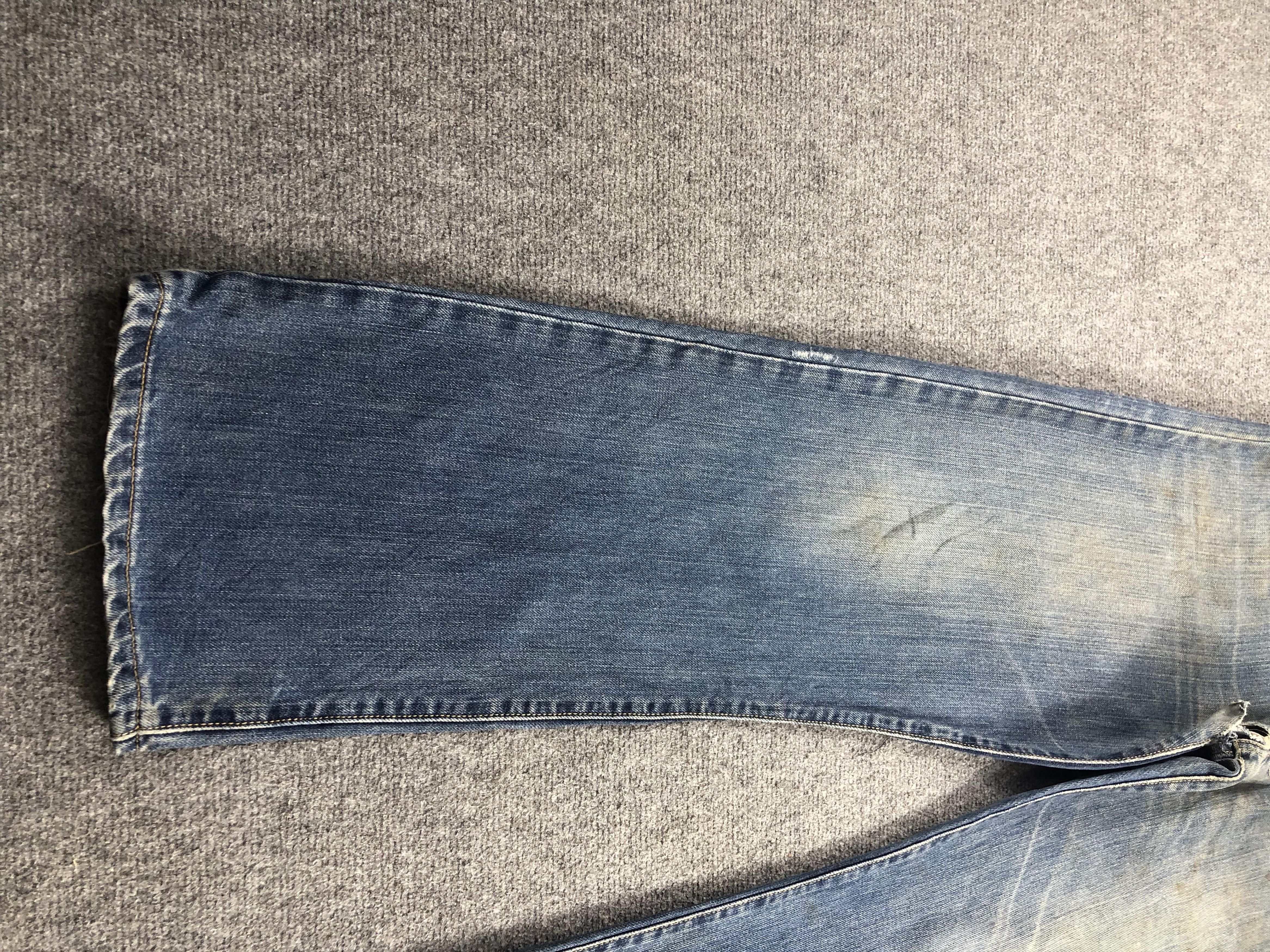 Levi's Vintage 90s Levis 501 Faded Blue Jeans DP2221 Size US 37 - 16 Thumbnail