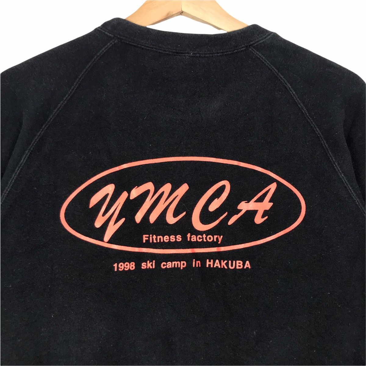 Vintage Vintage YMCA SKI CAMP Fitness Centre Japan Black Sweatshirt Size US M / EU 48-50 / 2 - 4 Thumbnail