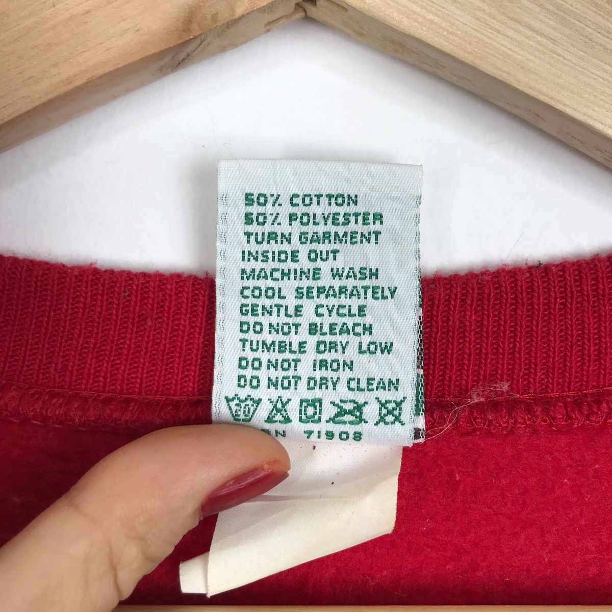 Other Vintage 90s UNITED STATES Of AMERICA Usa Country Red Size US L / EU 52-54 / 3 - 6 Thumbnail