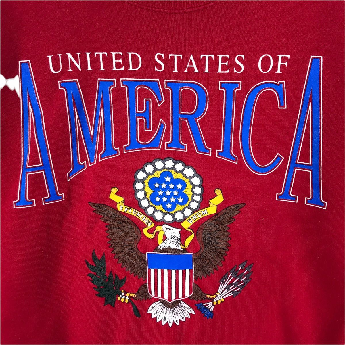 Other Vintage 90s UNITED STATES Of AMERICA Usa Country Red Size US L / EU 52-54 / 3 - 4 Thumbnail