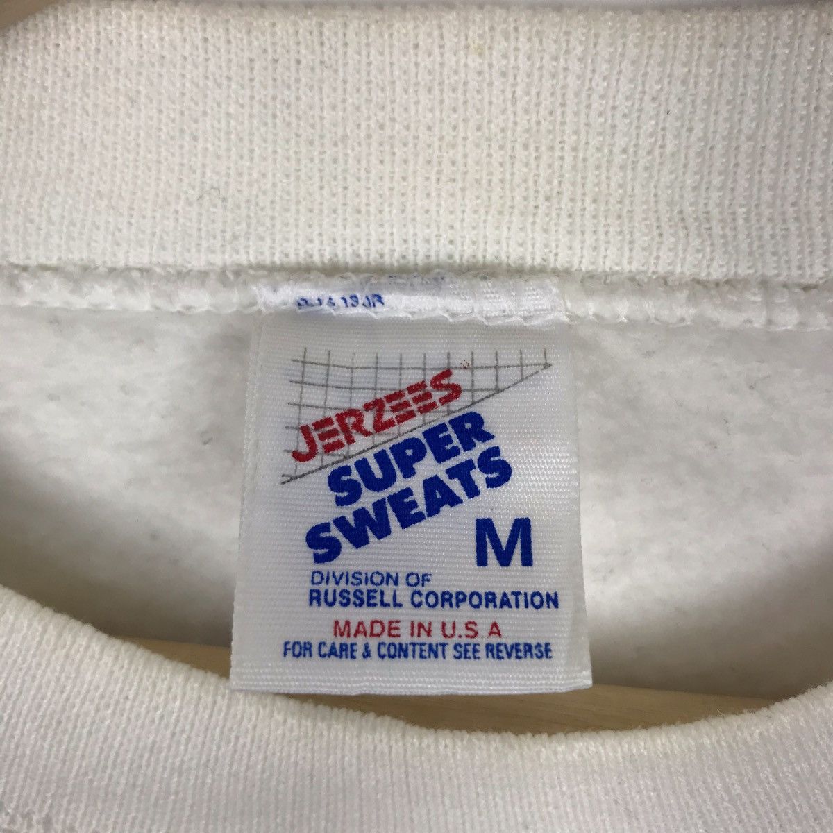 Vintage Vintage 90s SEAB ASSOCIATE Memorabilia White Sweatshirt Size US M / EU 48-50 / 2 - 6 Thumbnail