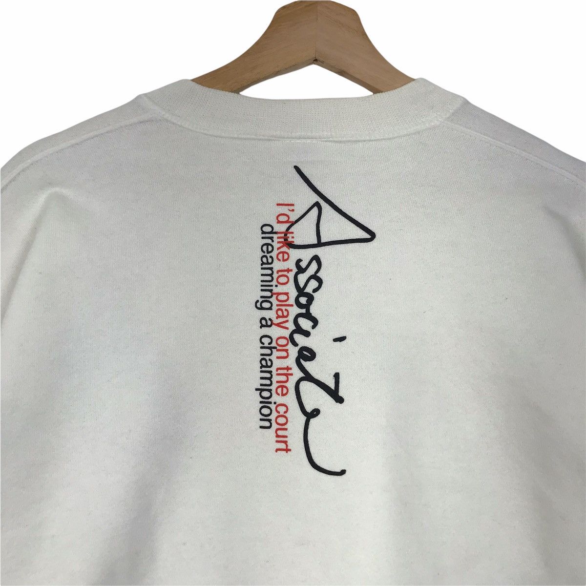 Vintage Vintage 90s SEAB ASSOCIATE Memorabilia White Sweatshirt Size US M / EU 48-50 / 2 - 4 Thumbnail