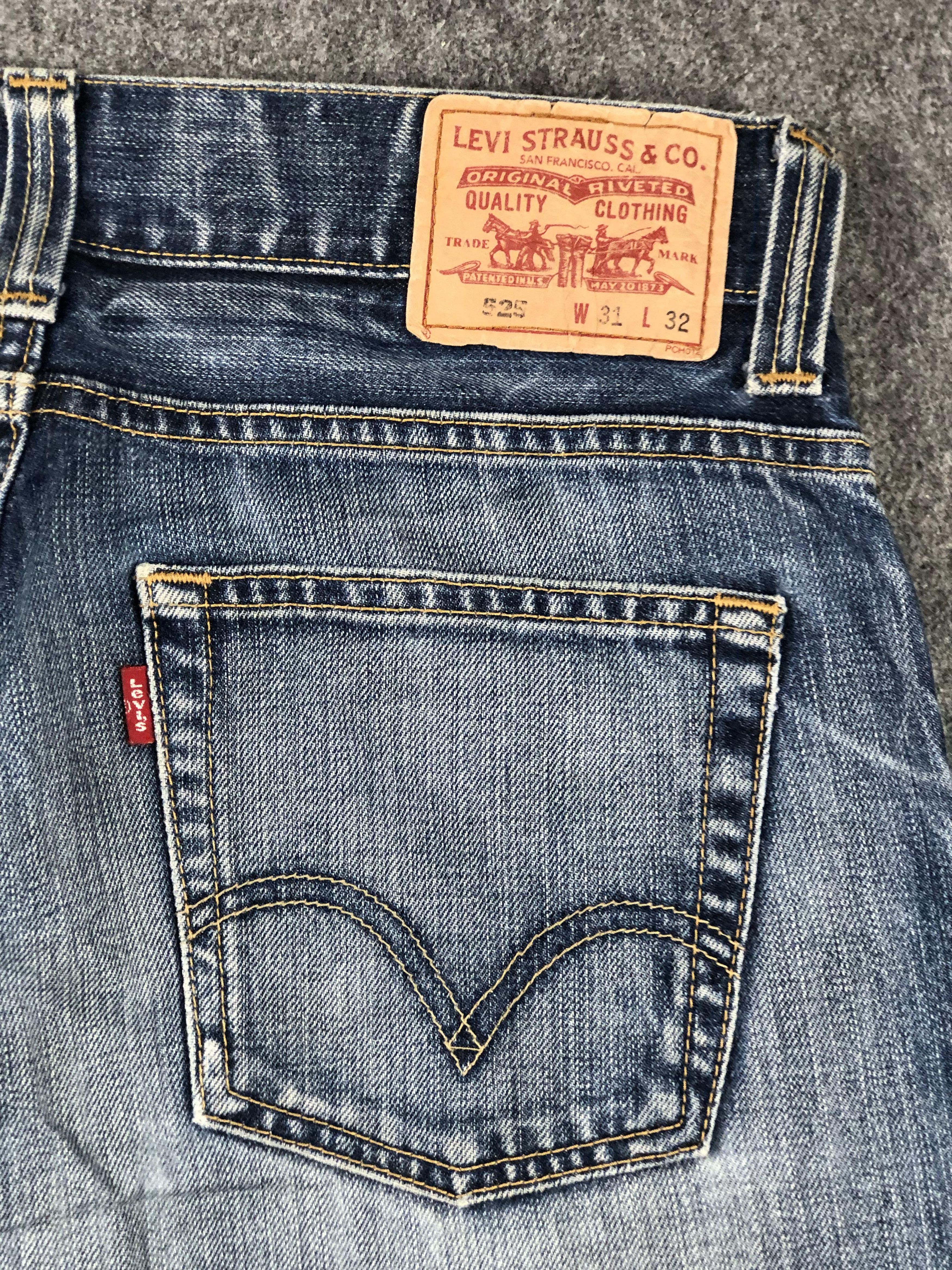 Levi's × Vintage Vintage 90s Levis 525 Faded Blue Jeans DP2222 Size US 33 - 20 Thumbnail