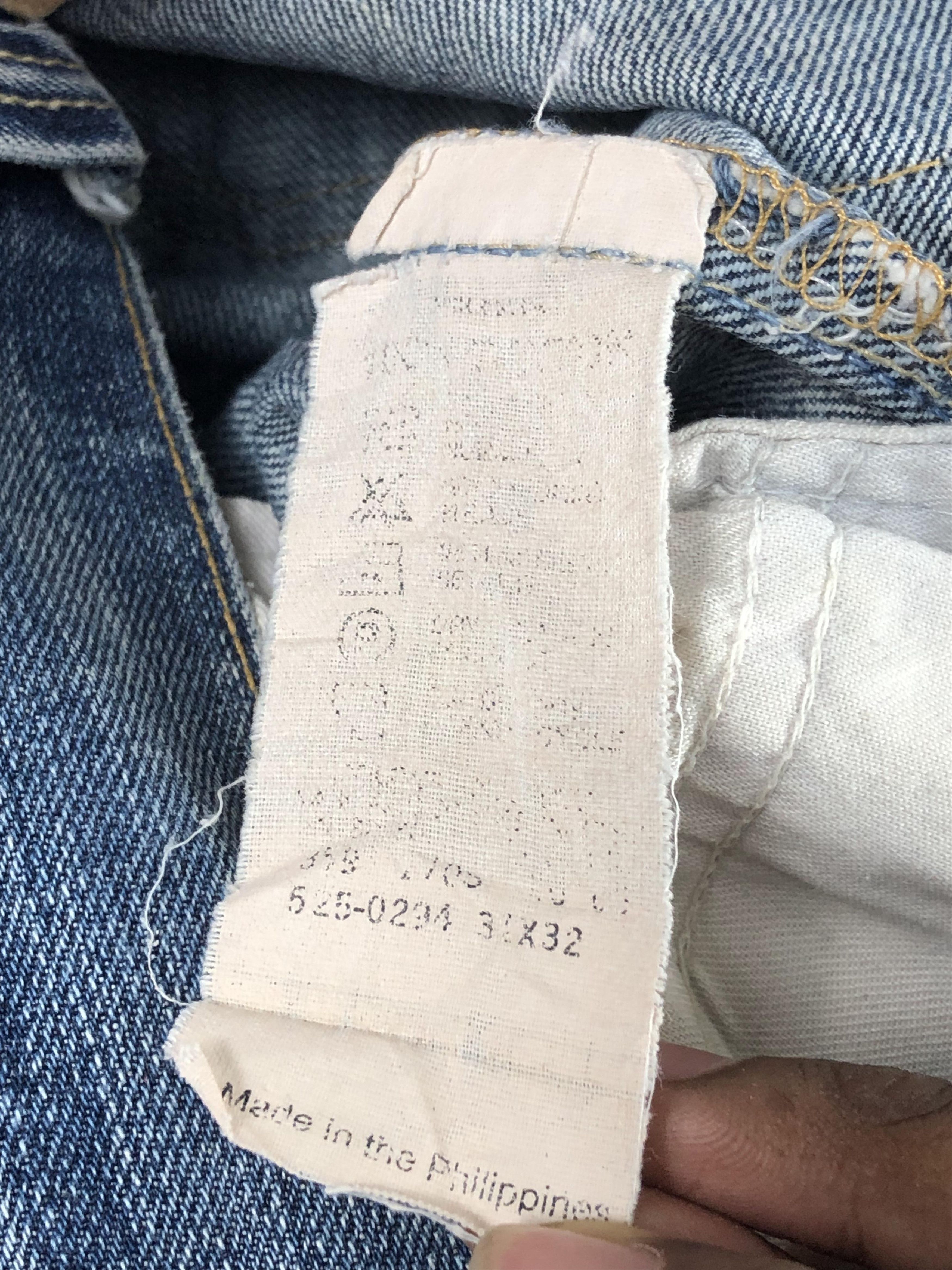 Levi's × Vintage Vintage 90s Levis 525 Faded Blue Jeans DP2222 Size US 33 - 7 Thumbnail