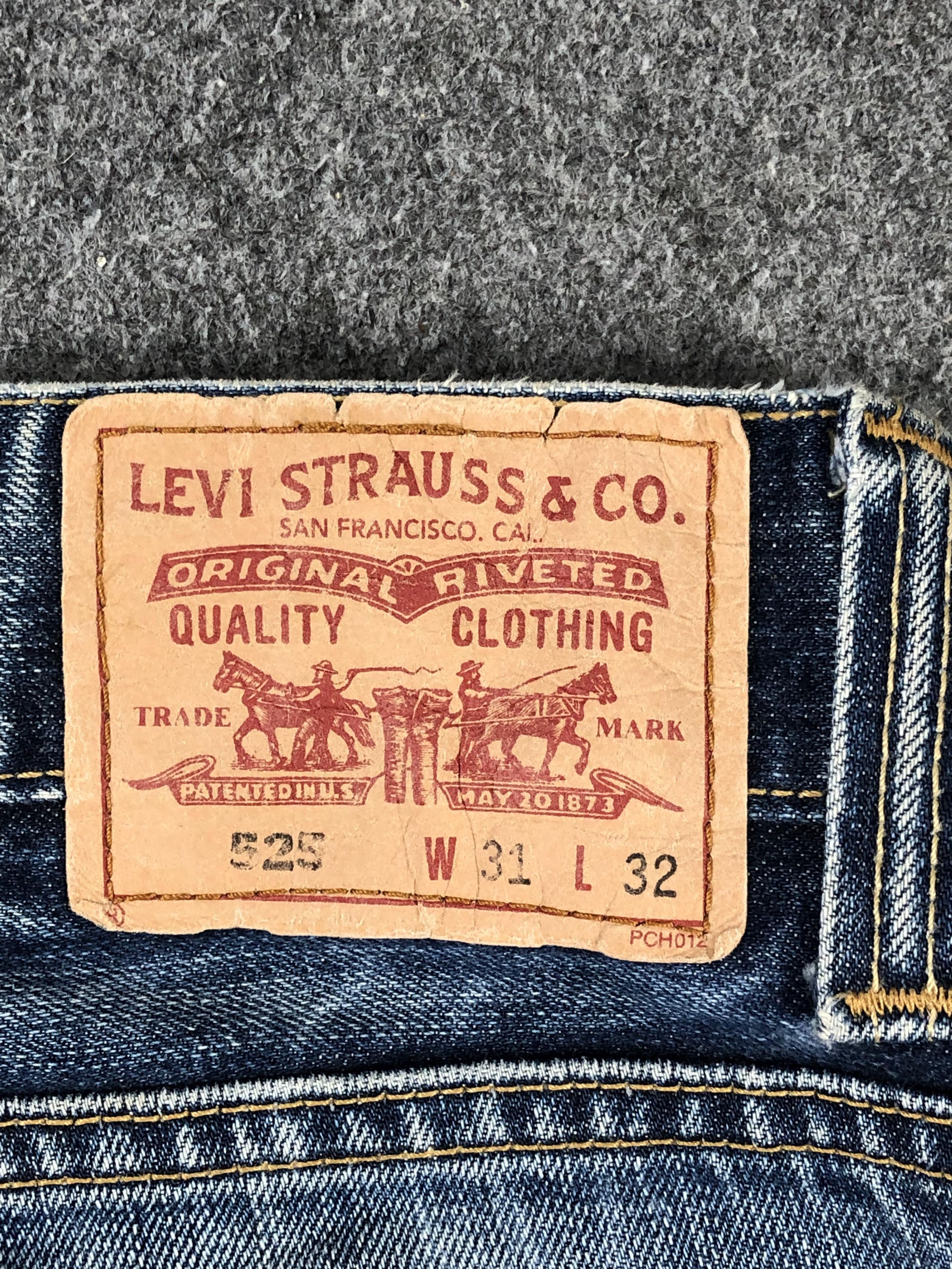 Levi's × Vintage Vintage 90s Levis 525 Faded Blue Jeans DP2222 Size US 33 - 5 Thumbnail