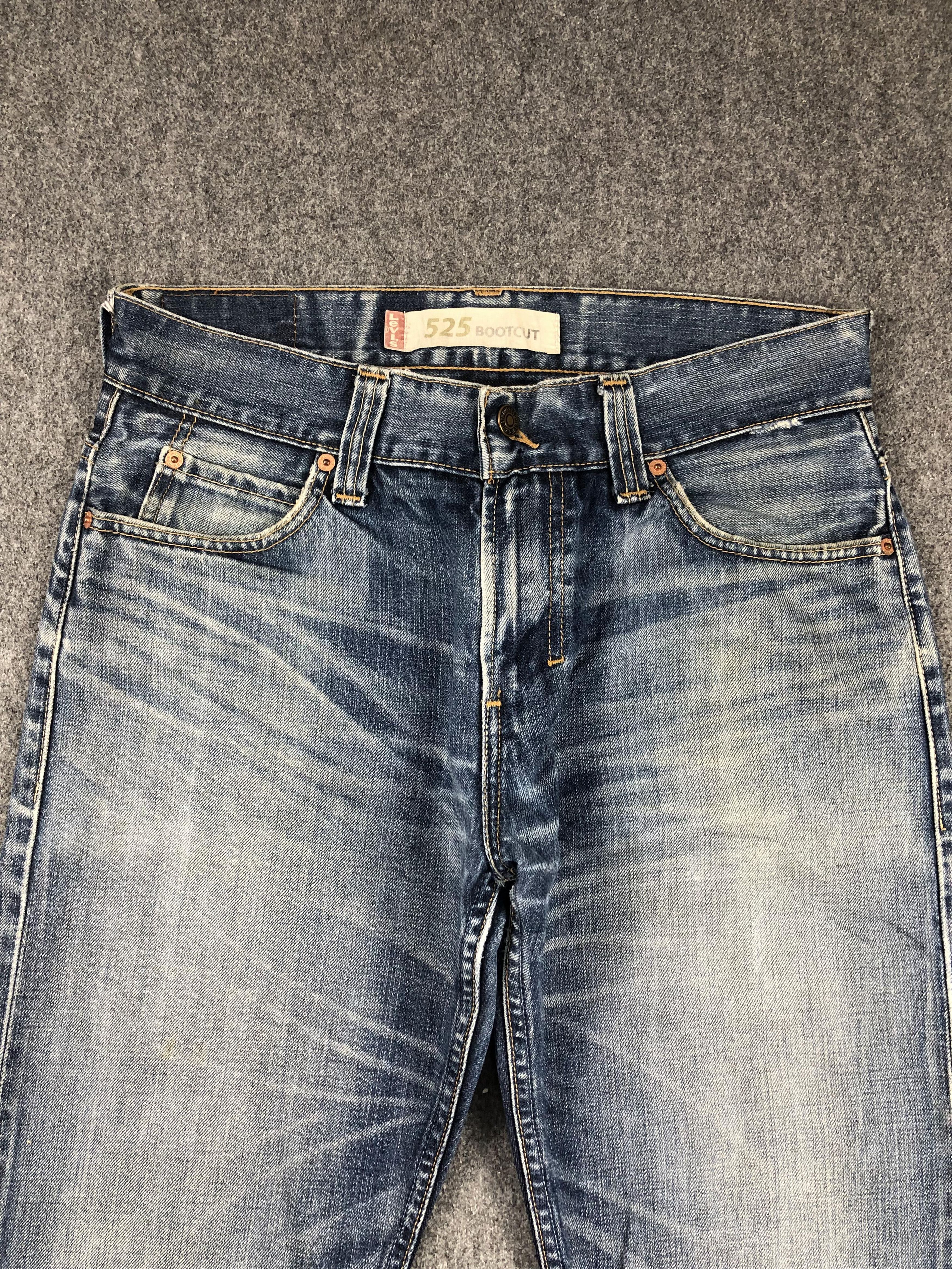 Levi's × Vintage Vintage 90s Levis 525 Faded Blue Jeans DP2222 Size US 33 - 2 Thumbnail