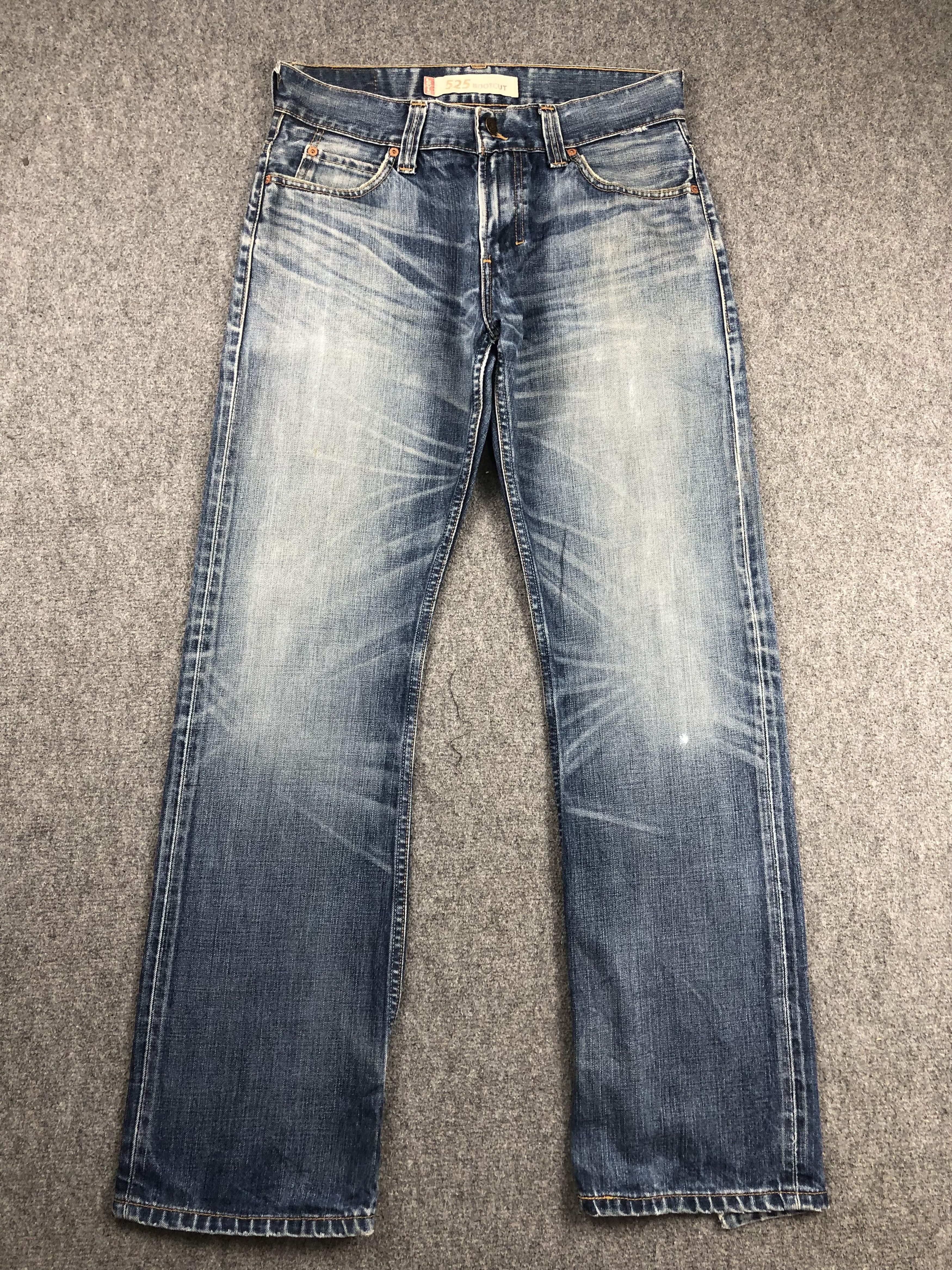 Levi's × Vintage Vintage 90s Levis 525 Faded Blue Jeans DP2222 Size US 33 - 1 Thumbnail