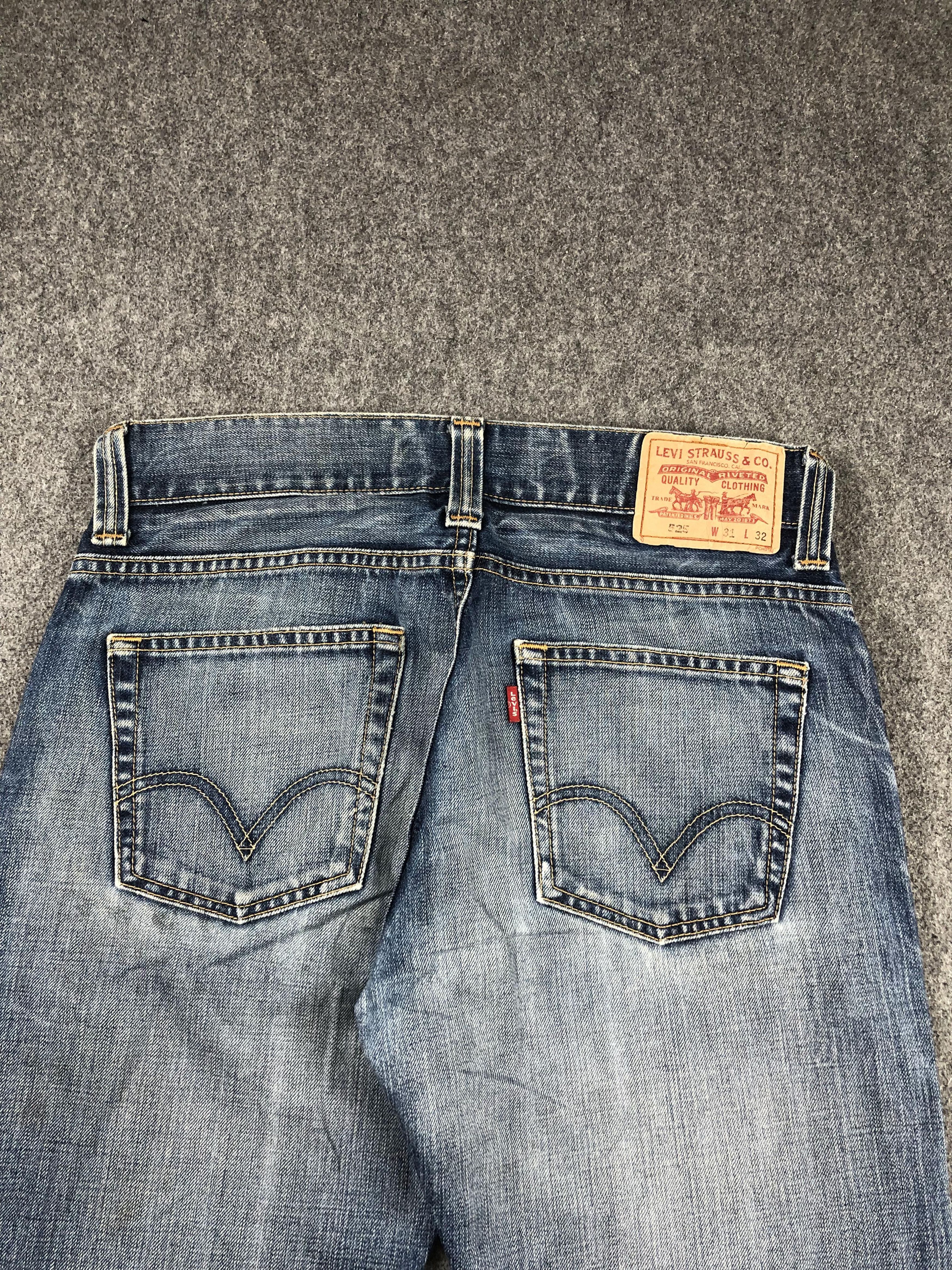 Levi's × Vintage Vintage 90s Levis 525 Faded Blue Jeans DP2222 Size US 33 - 4 Thumbnail