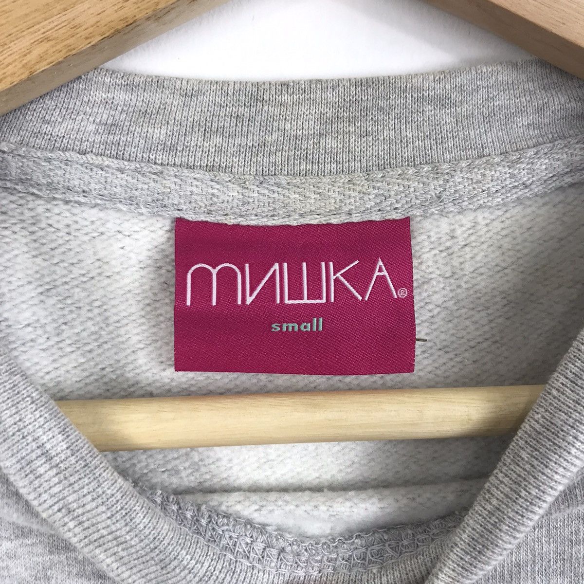 Vintage MISHKA MNWKA NYC Skate Streetwear Apparel Grey Sweatshirt Size US S / EU 44-46 / 1 - 4 Thumbnail