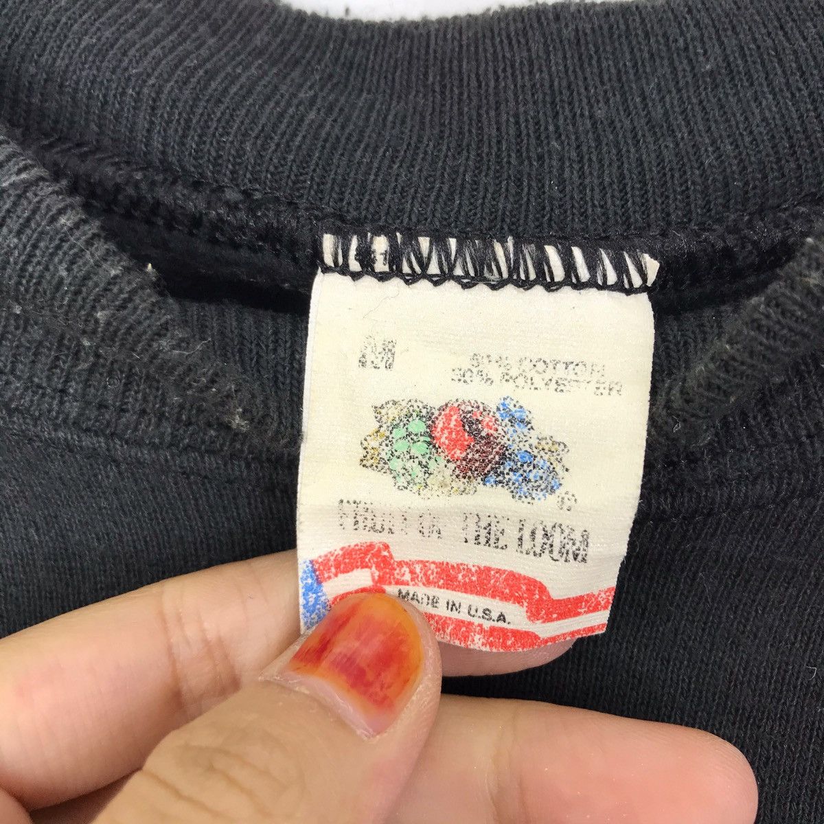 Vintage Vintage 90s LAS VEGAS CASINO Dice Black Sweatshirt Size US M / EU 48-50 / 2 - 4 Thumbnail