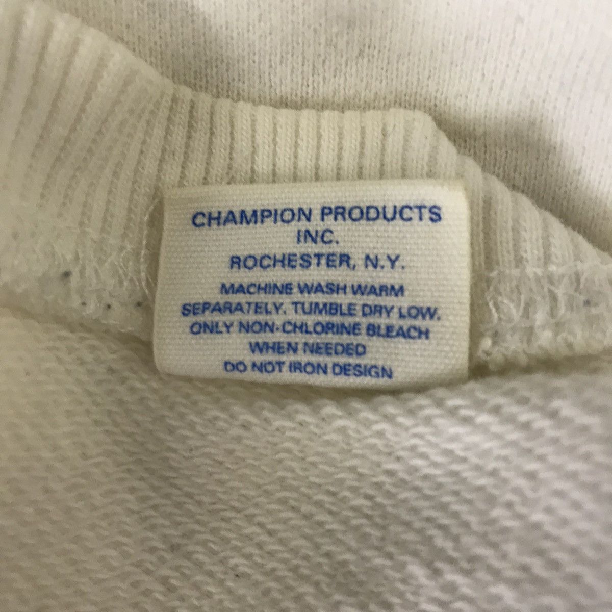 Champion CHAMPION NEWFIELD Football Champ #1 White Sweatshirt Size US L / EU 52-54 / 3 - 4 Thumbnail
